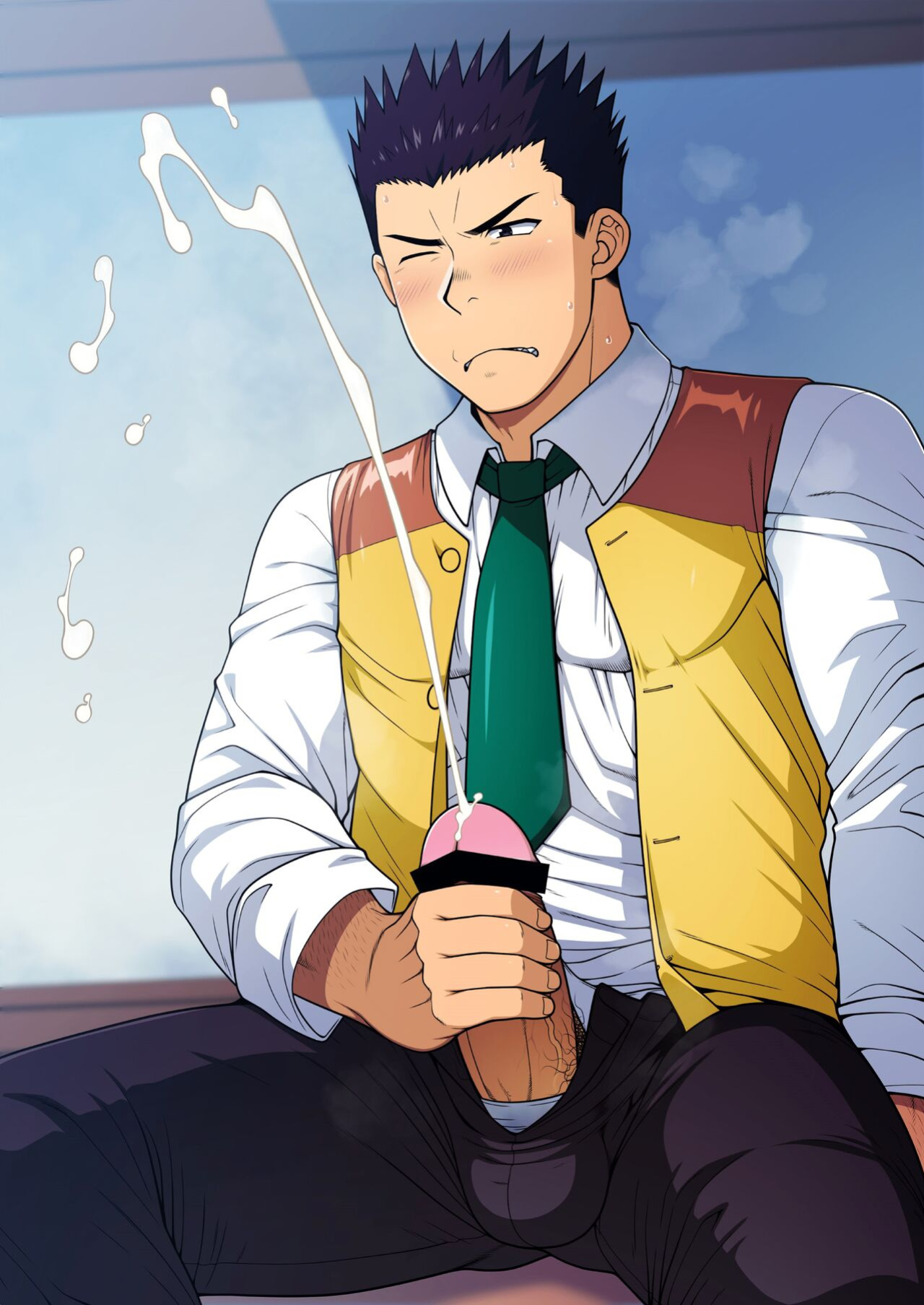 [LUNATIQUE (Futase Hikaru)] Ogami Taichou ga Otoko no Ketsu de Doutei Sotsugyou Shita Hi no Hanashi. (Sakura Wars)