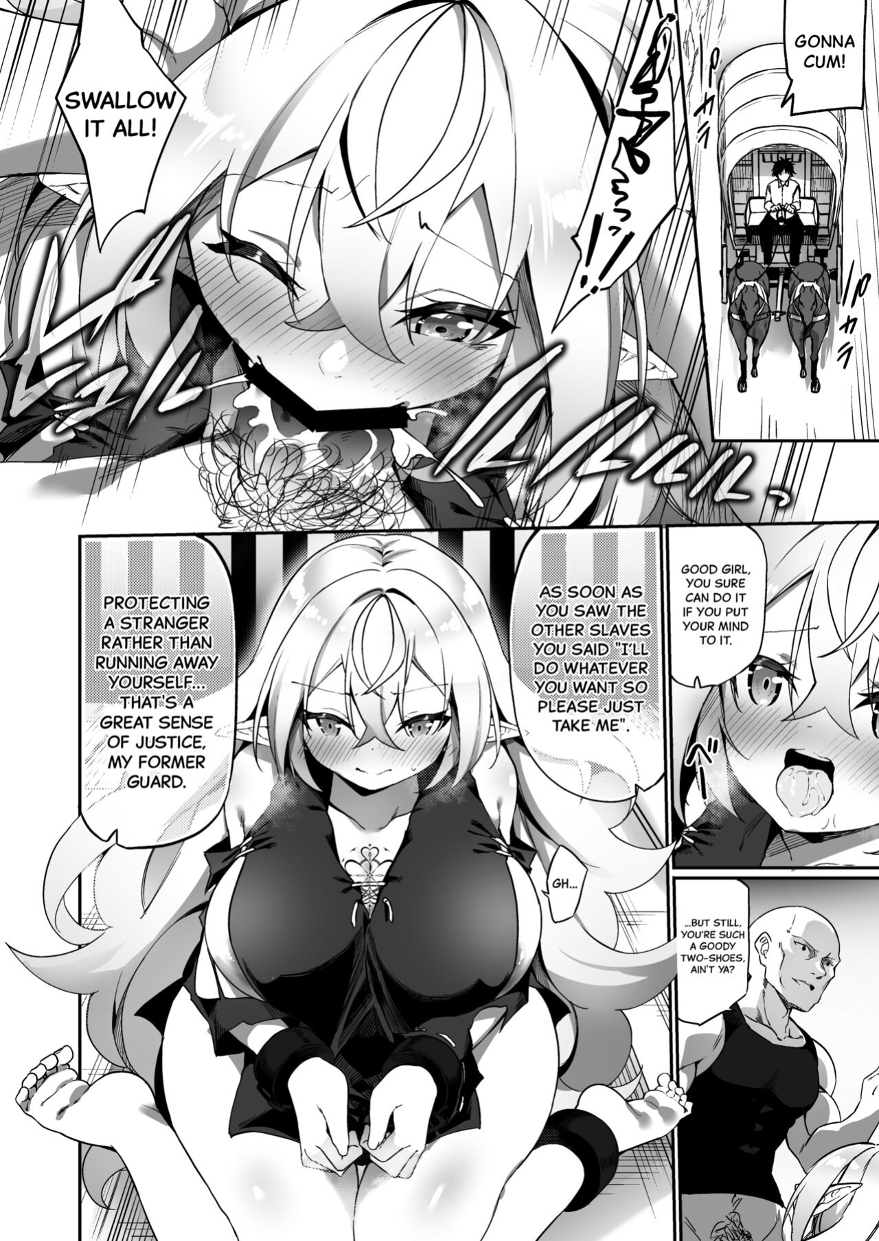[Slime no Kanmuri (Kanmuri)] Elfka no Kusuri | Elvification Drug [Black Grimoires]