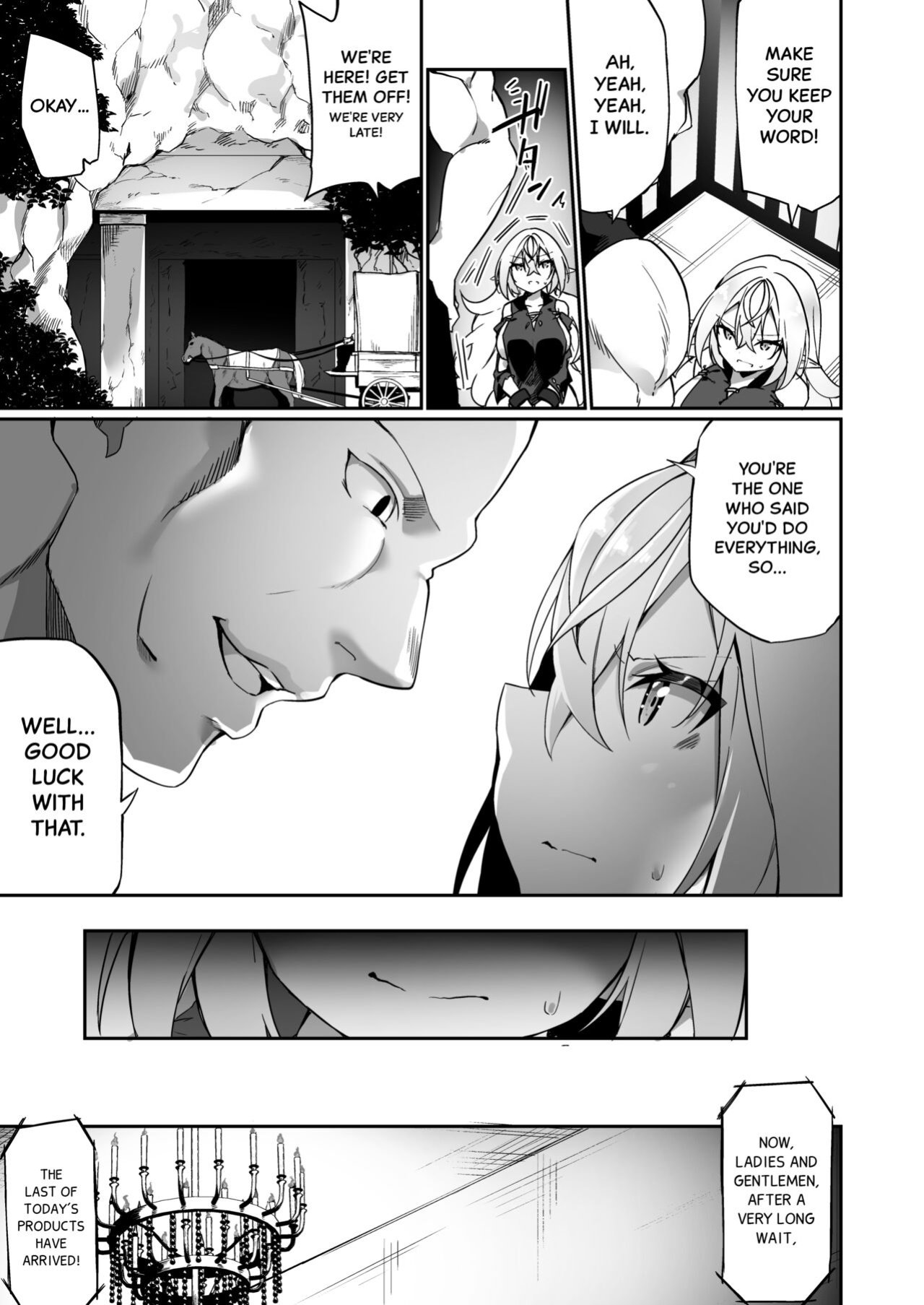 [Slime no Kanmuri (Kanmuri)] Elfka no Kusuri | Elvification Drug [Black Grimoires]