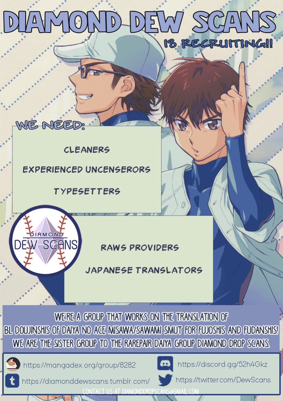 (C92) [CHEEKY! (Kawase)] Koshi Kondo Sengen -Season Off- | Declaration of Personal Affairs (Daiya no Ace) [Diamond Dew Scans]