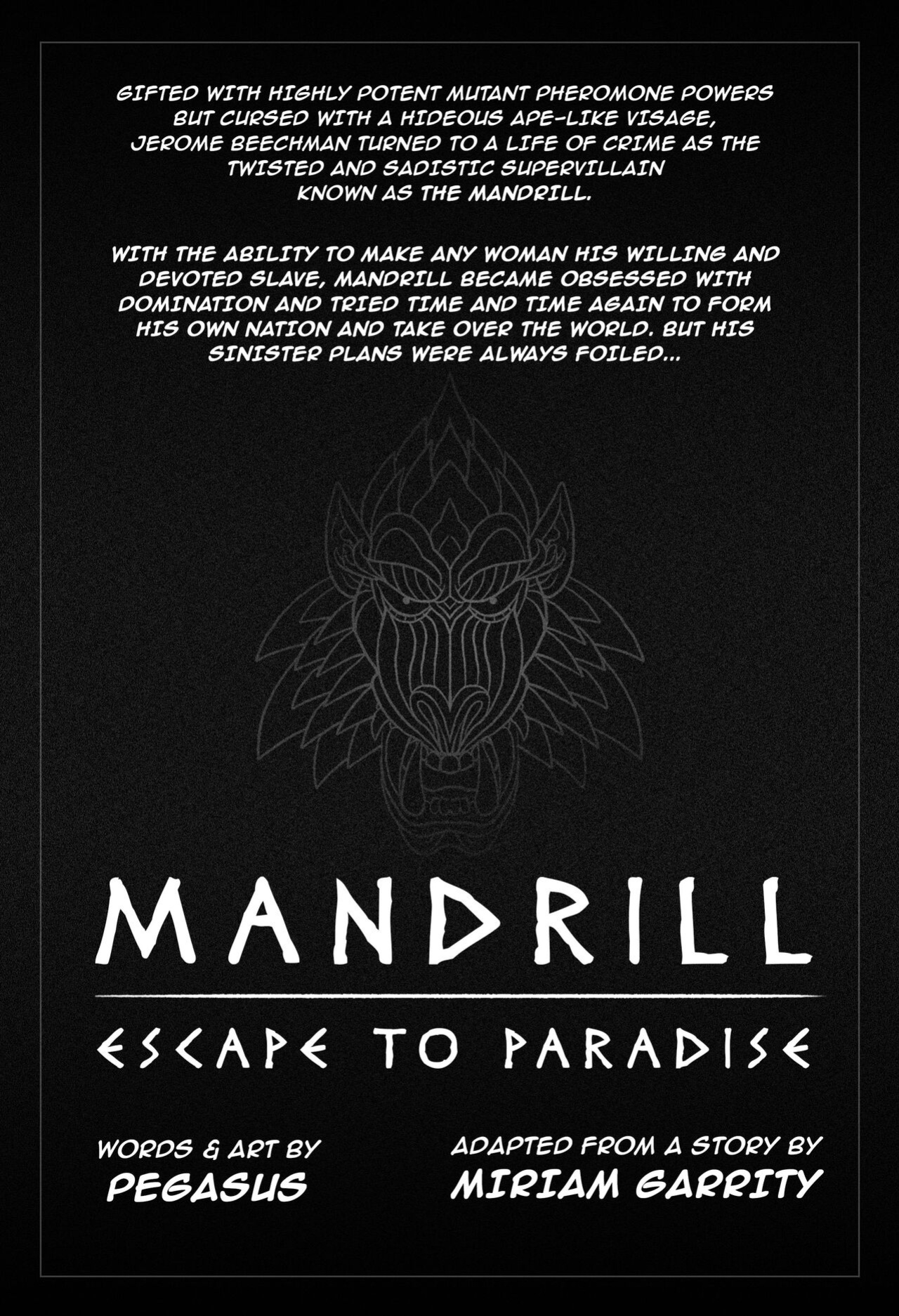 [Pegasus] Mandrill: Escape To Paradise (Wonder Woman)