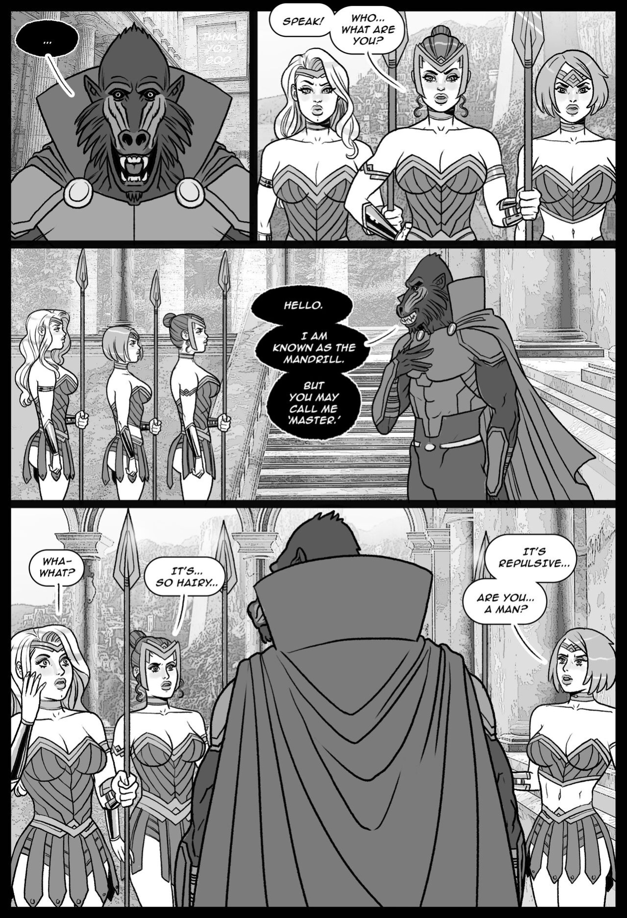 [Pegasus] Mandrill: Escape To Paradise (Wonder Woman)