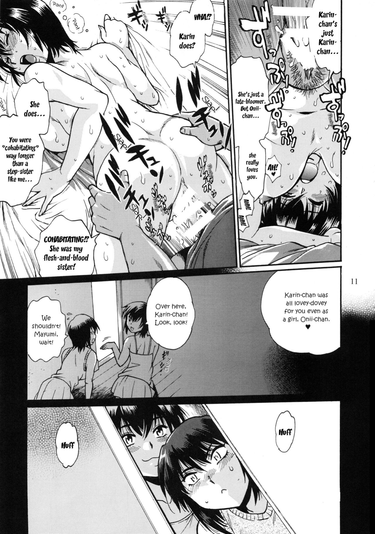 (C94) [Studio Katsudon (Manabe Jouji)] Jitsumai ni Shimasu ka Soretomo Gimai ni Shimasu ka | With your REAL SISTER? Or perhaps, with your STEP SISTER? [EHCOVE]