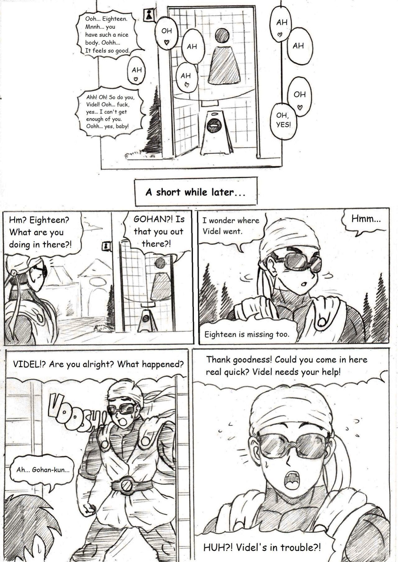 [TheWriteFiction] Ambushing Videl (Dragon Ball Z)