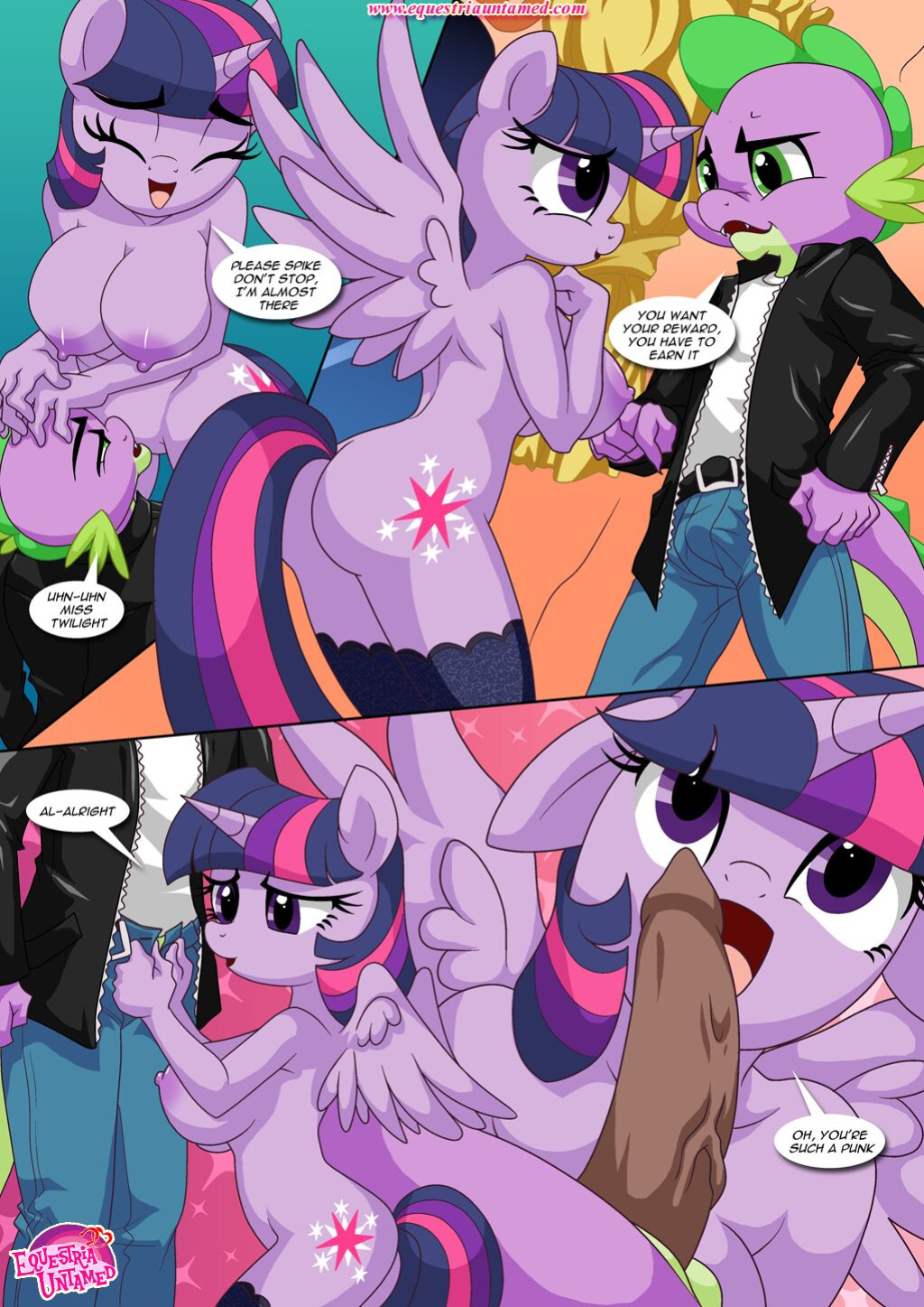 [Palcomix] Sex Ed with Miss Twilight Sparkle | (My Little Pony: Friendship is Magic)