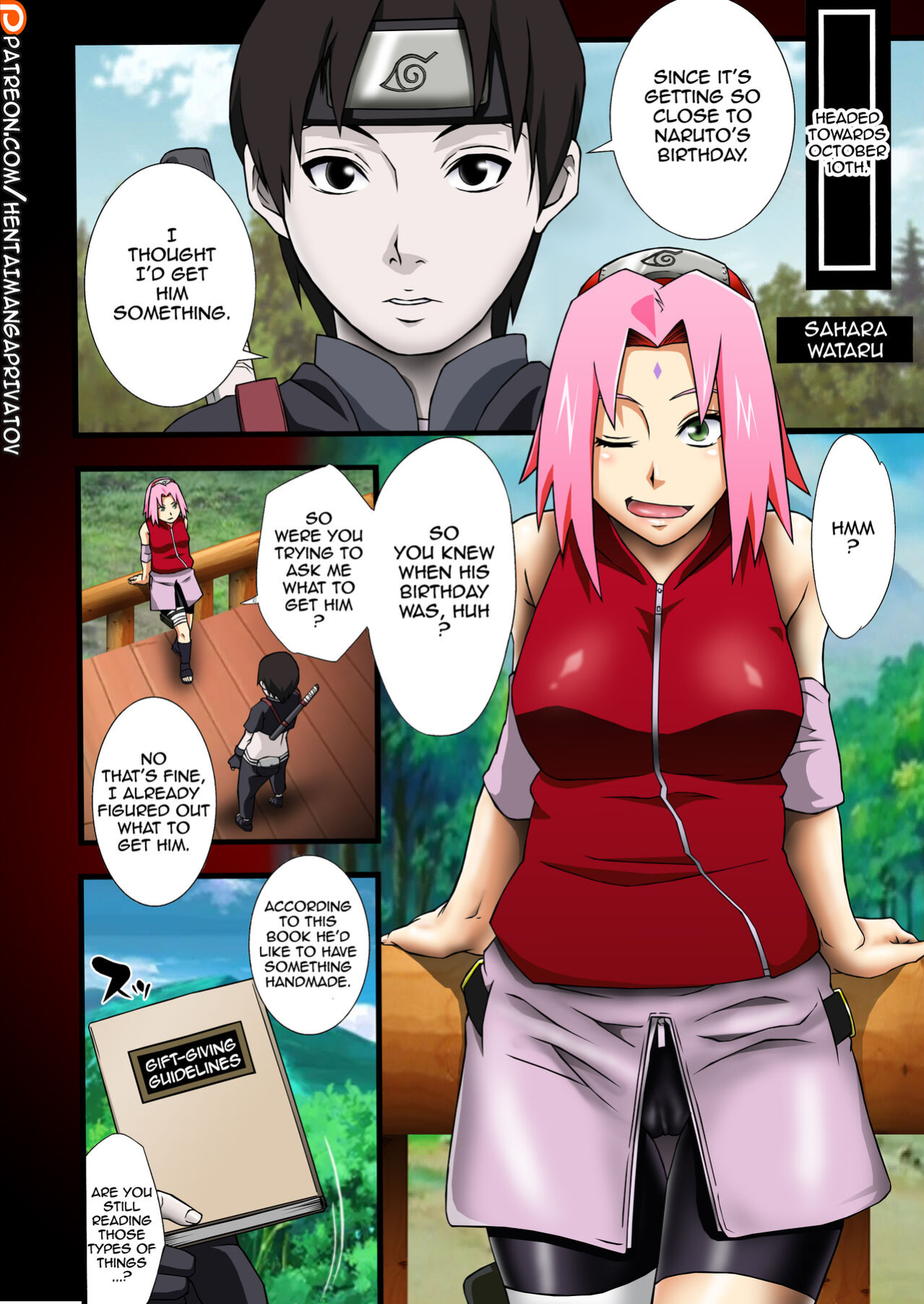 (C87) [Karakishi Youhei-dan Shinga (Sahara Wataru, Sentarou)] Haouju 2 (Naruto) {hentaimangaprivatov} [Color]