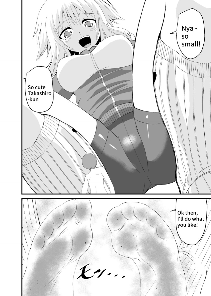 [Ahoderasouryo] Neko-kei Joshi ni Fumareru Hanashi - Be stomped by cat girl