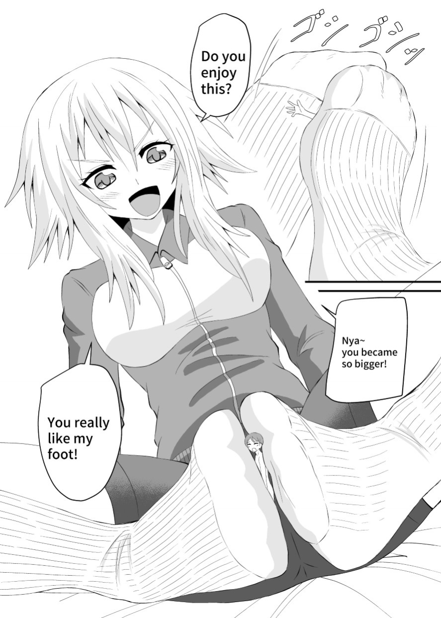 [Ahoderasouryo] Neko-kei Joshi ni Fumareru Hanashi - Be stomped by cat girl