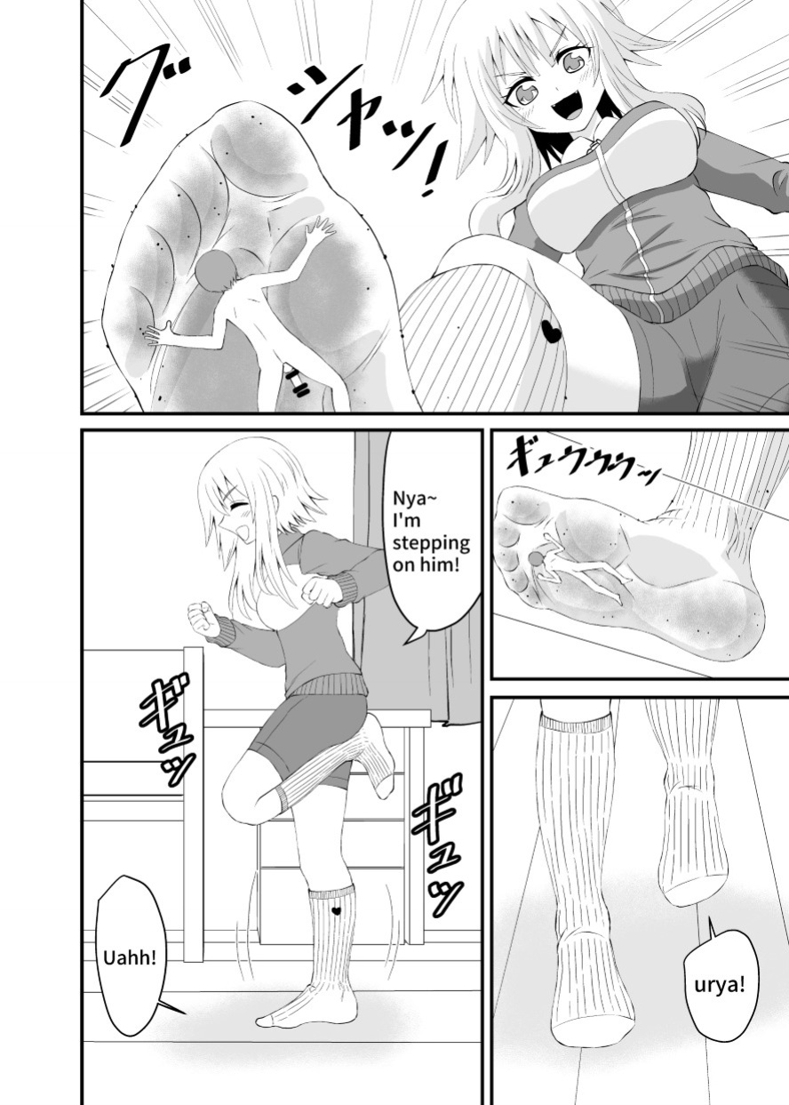 [Ahoderasouryo] Neko-kei Joshi ni Fumareru Hanashi - Be stomped by cat girl