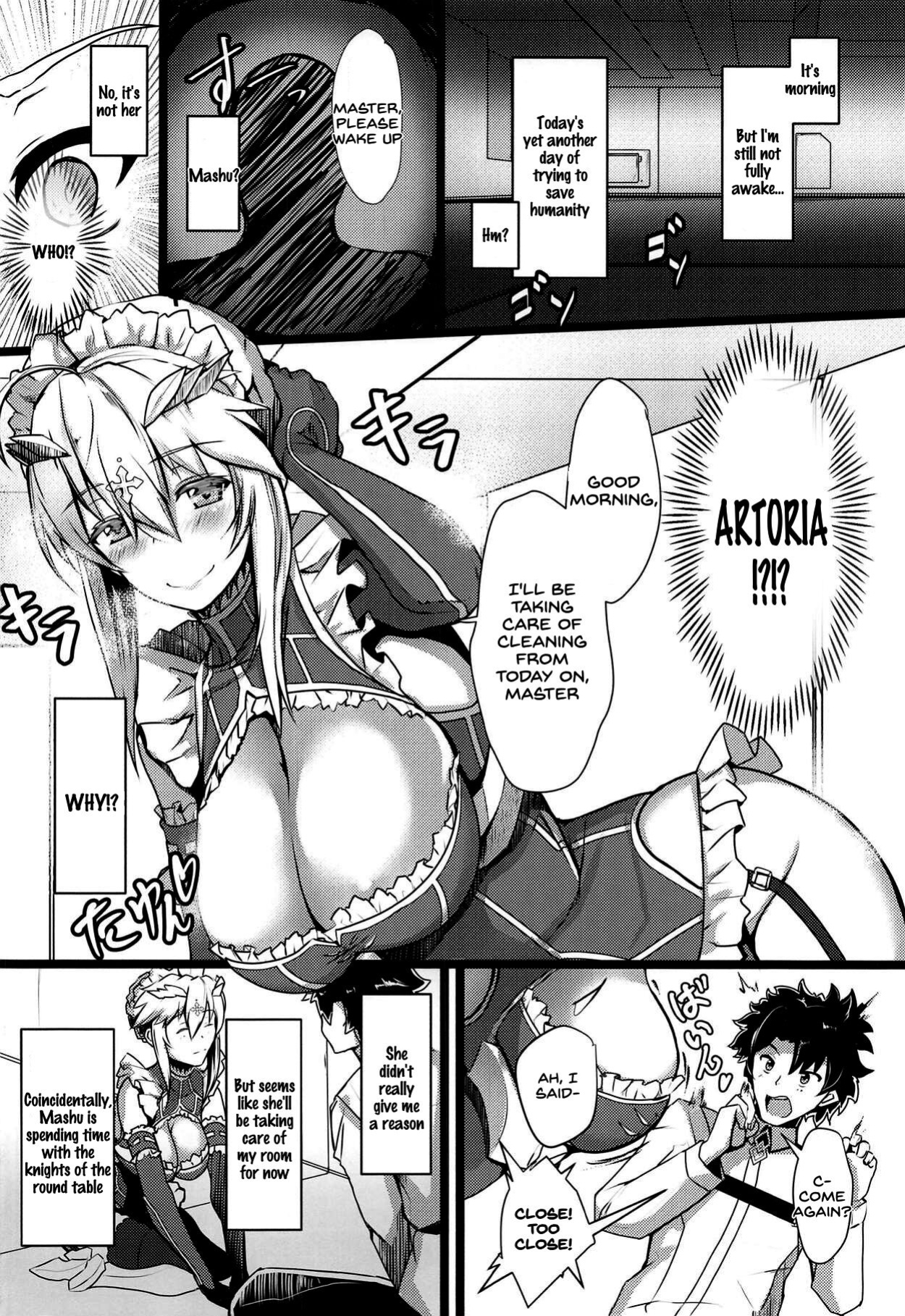 (C95) [Yurutto Pocket (Untue)] Chichiue Maid Gohoushi Kyouka Quest (Fate/Grand Order) [SDTLs]