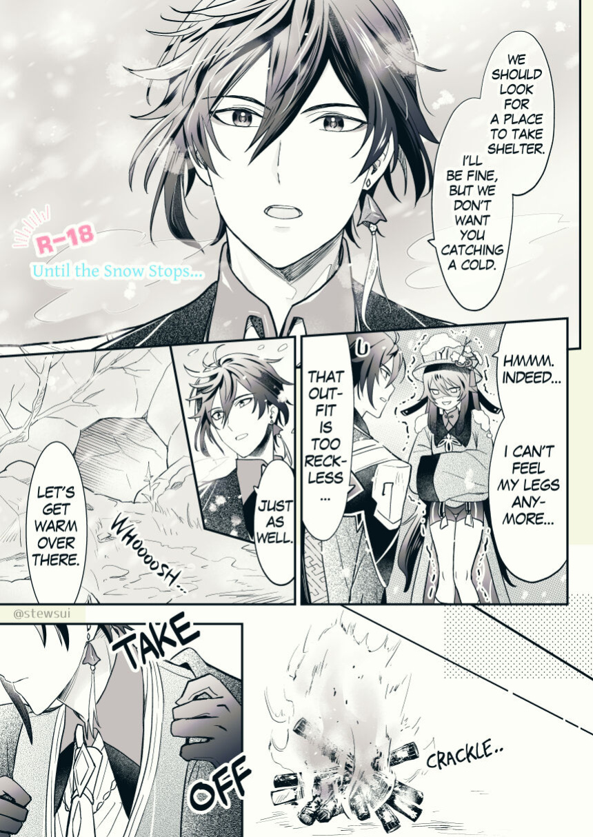 [stewsui] Zhongli x Hu Tao love story hentai doujinshi Ch. 7-8 (Genshin Impact)