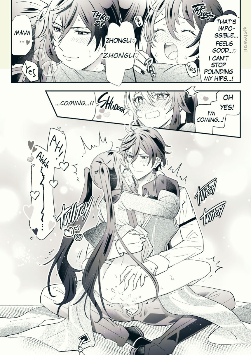 [stewsui] Zhongli x Hu Tao love story hentai doujinshi Ch. 7-8 (Genshin Impact)