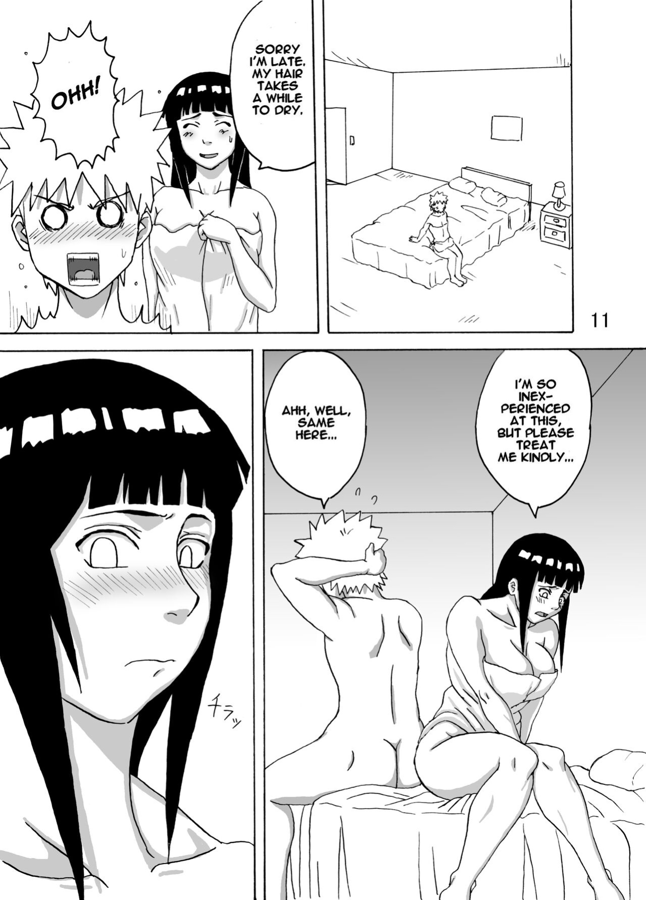 [Naruho-dou (Naruhodo)] Hinata Ganbaru! | Hinata Fight! (Naruto)