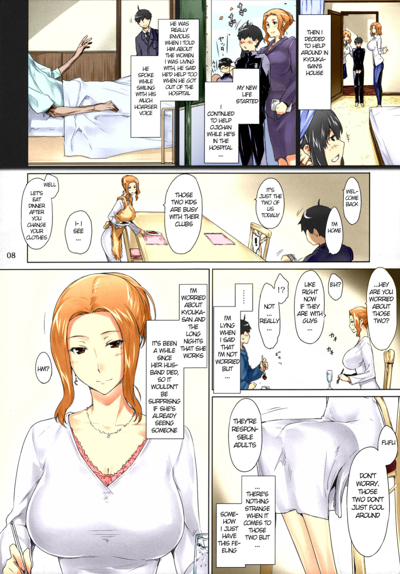 [BLEACHED] (C81) [MTSP (Jin)] Tachibana-san's Circumstances With a Man [Colorized] [MTSP (Jin)]