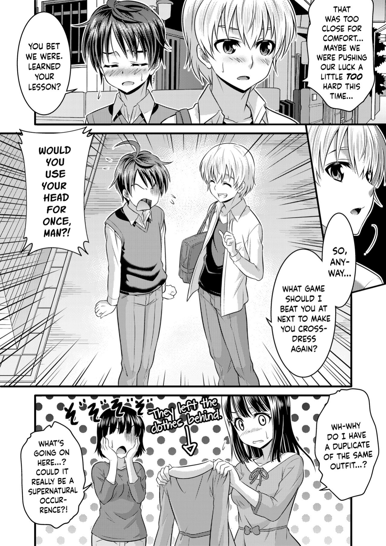[TSF Mousou Chikusekijo (Kaneko Naoya)] Metamor ★ Coordinate ~Josou Shitara Anoko ni Nacchata Ken~ Ane Hen Classmate Hen | Metamorphic ★ Dress-Up ~How I Ended Up Turning into the Girls I Cross-Dressed As~ Sister Arc & Classmate Arc [BoundaryTL]