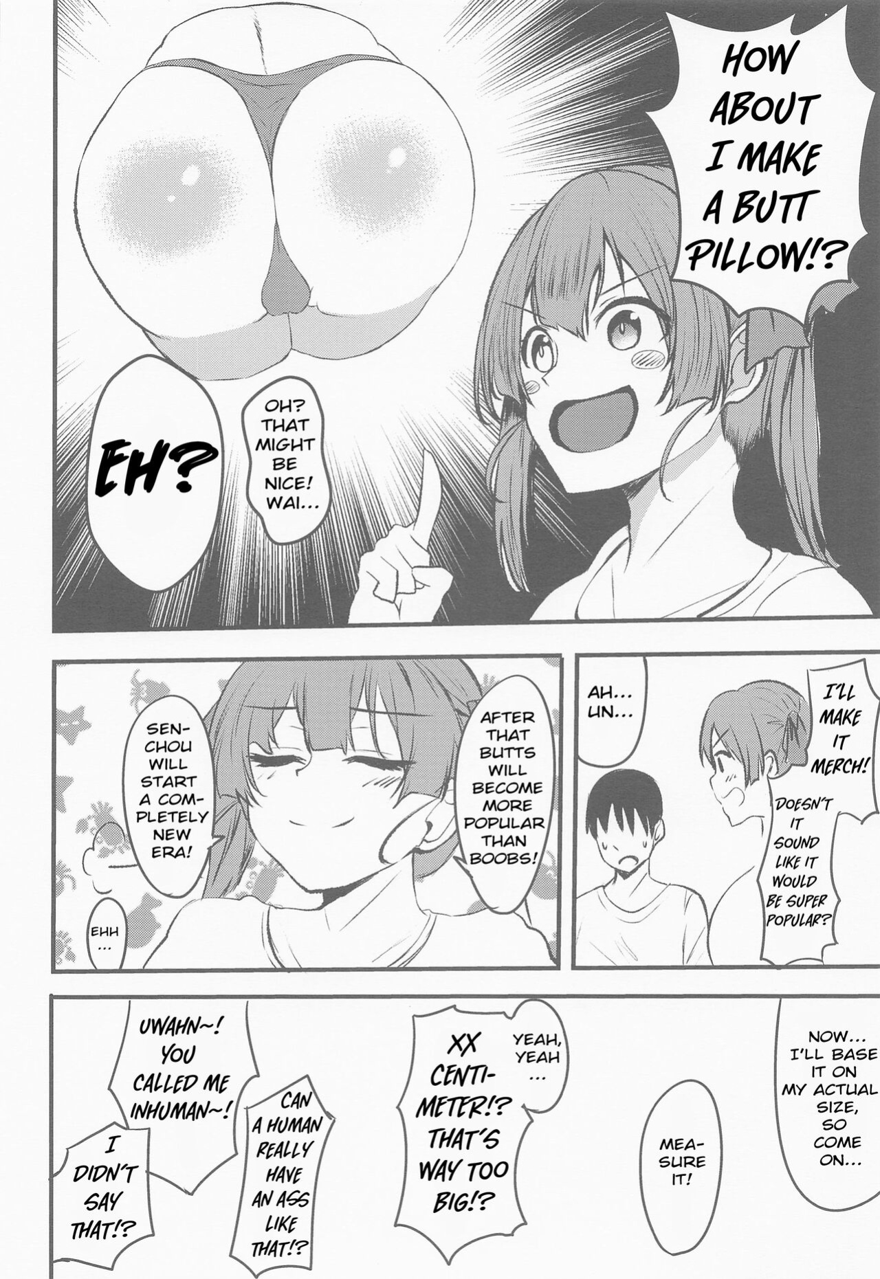 (Holoket 5th) [Mugen Karaage (Agachi)] Senchou no Oshiri LOVE... (Houshou Marine)