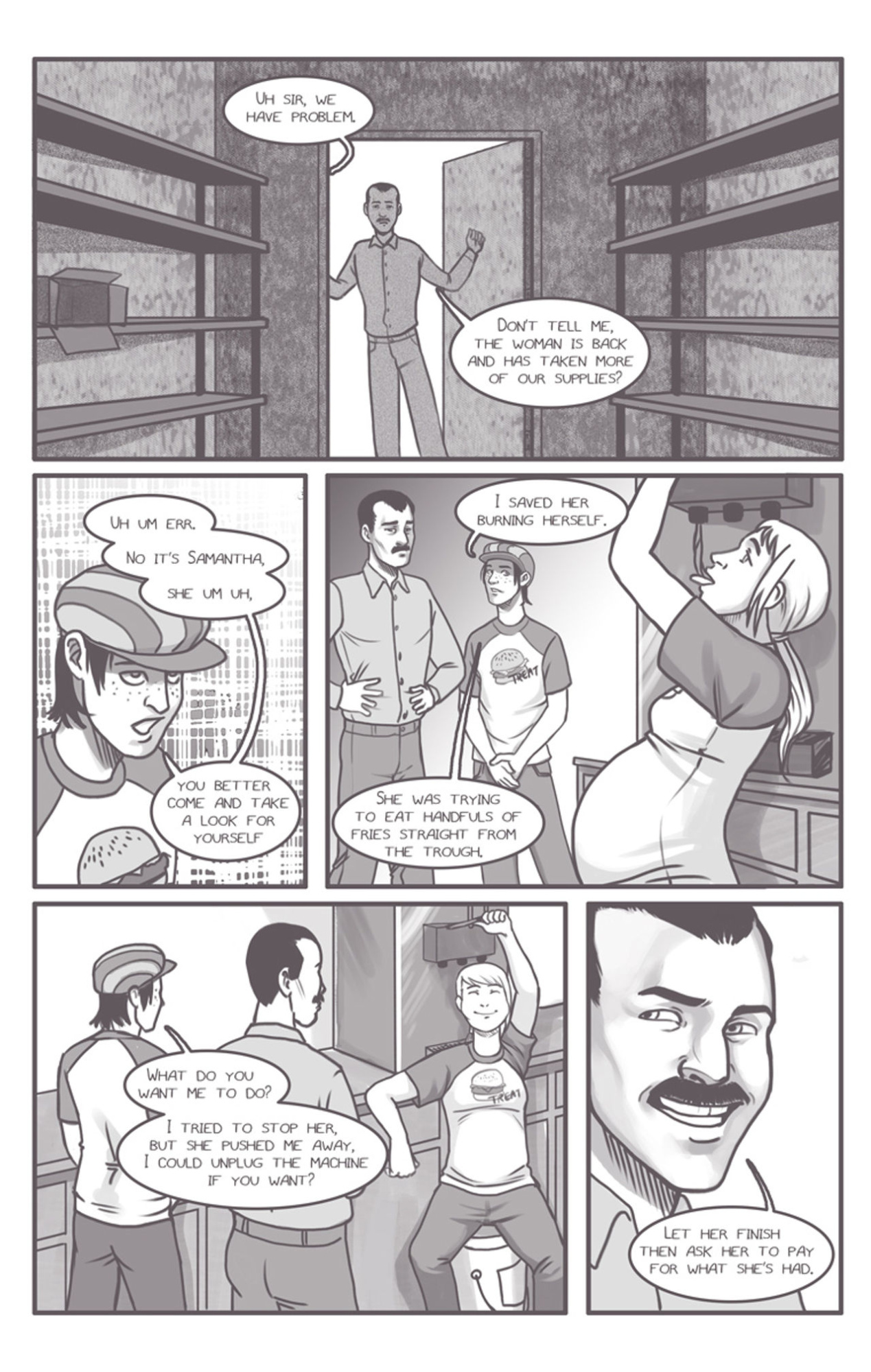 [Olympic-Dames] Alien Pregnancy Expansion Comic COMPLETED