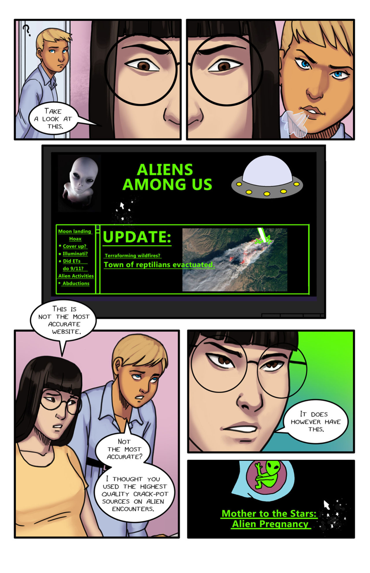 [Olympic-Dames] Alien Pregnancy Expansion Comic COMPLETED