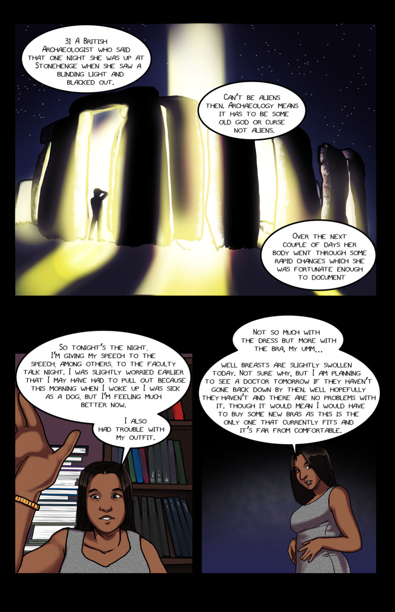 [Olympic-Dames] Alien Pregnancy Expansion Comic COMPLETED
