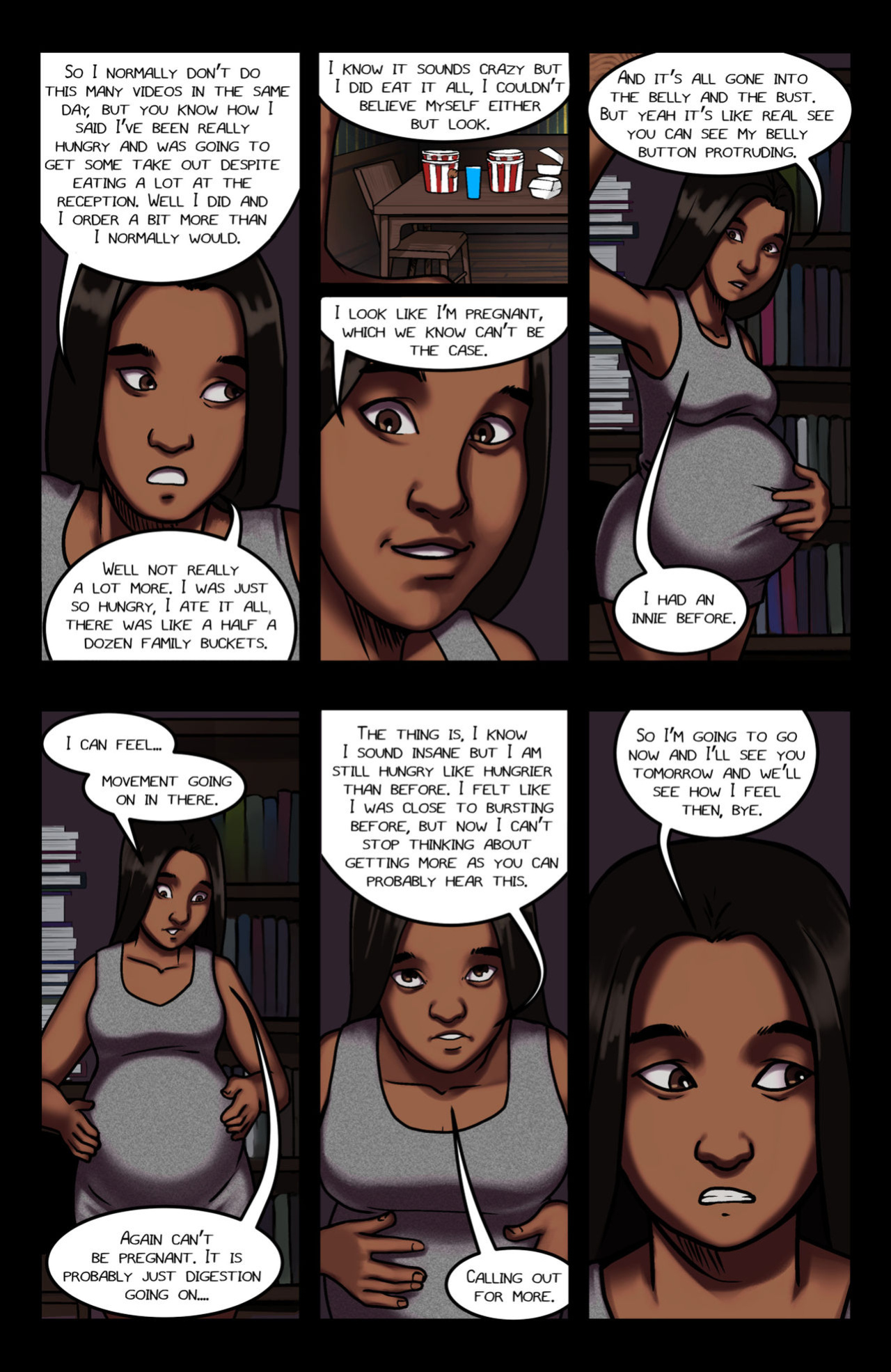 [Olympic-Dames] Alien Pregnancy Expansion Comic COMPLETED