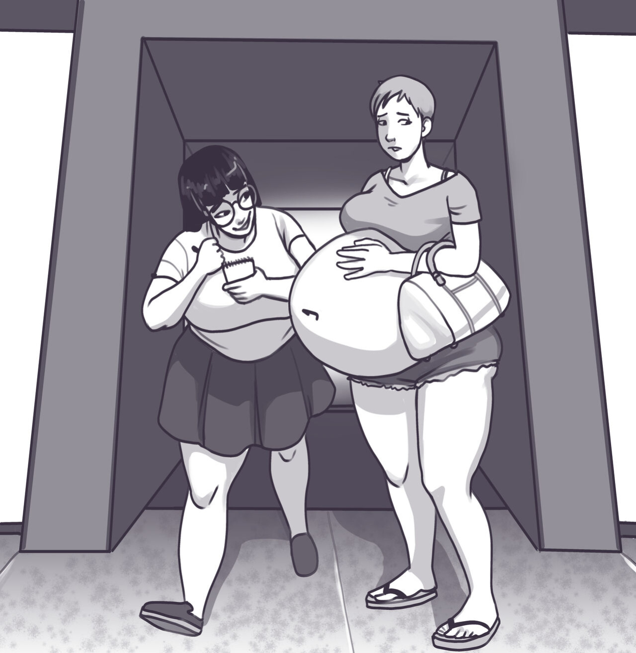 [Olympic-Dames] Alien Pregnancy Expansion Comic COMPLETED