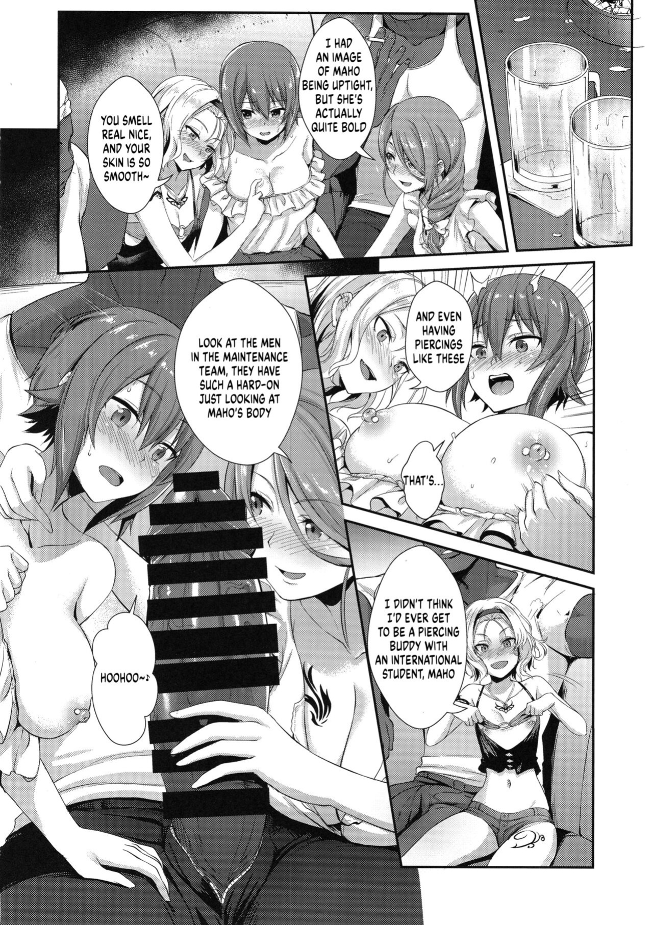 (C94) [chested (Tokupyon)] The Way How a Matriarch is Brought Up - Maho's Case, Top (Girls und Panzer)