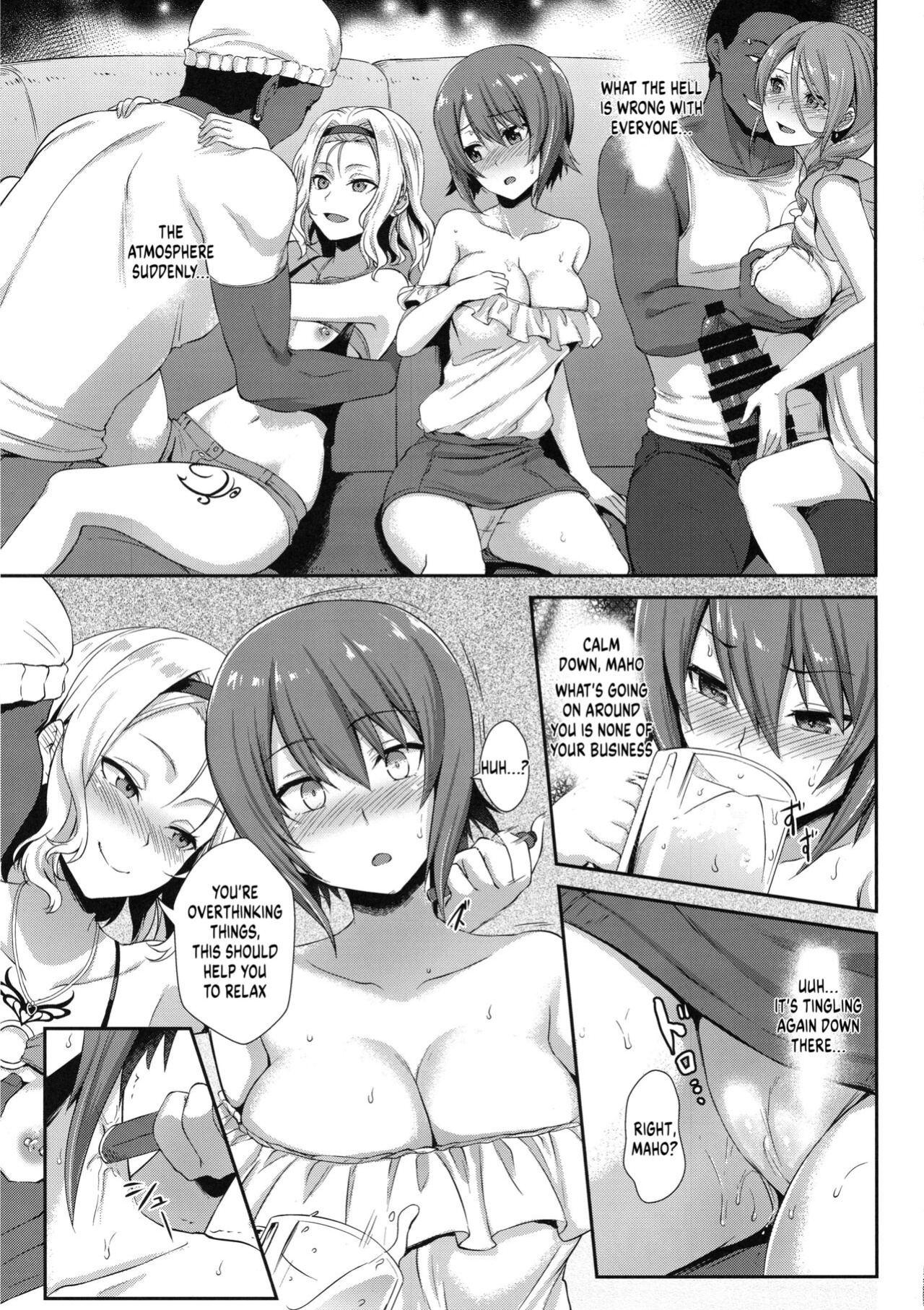 (C94) [chested (Tokupyon)] The Way How a Matriarch is Brought Up - Maho's Case, Top (Girls und Panzer)