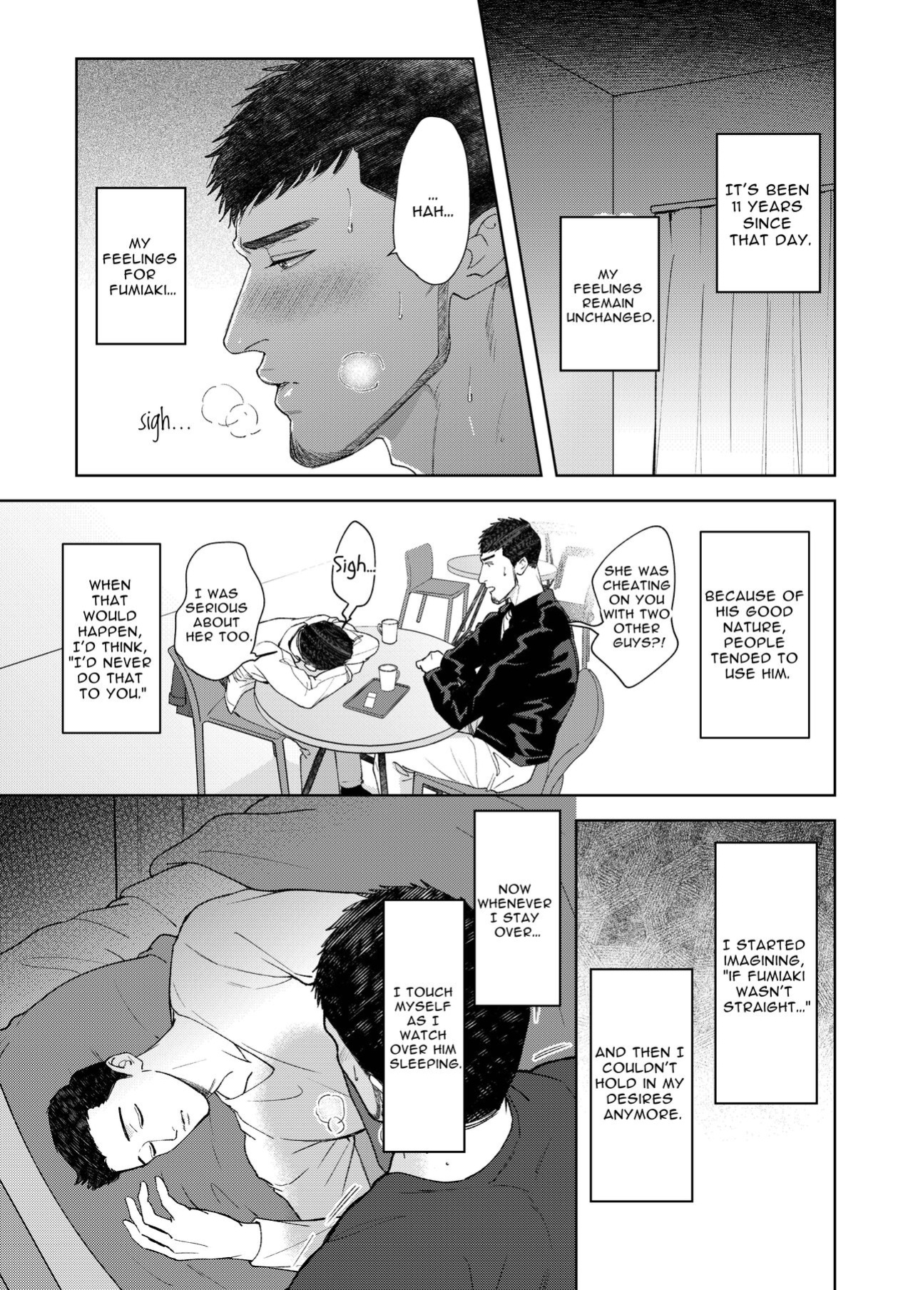 [Tararan (Tara)] Dekkai Shinyuu ni Kataomoi Saretemashita | My Burly Best Friend's Unrequited Love