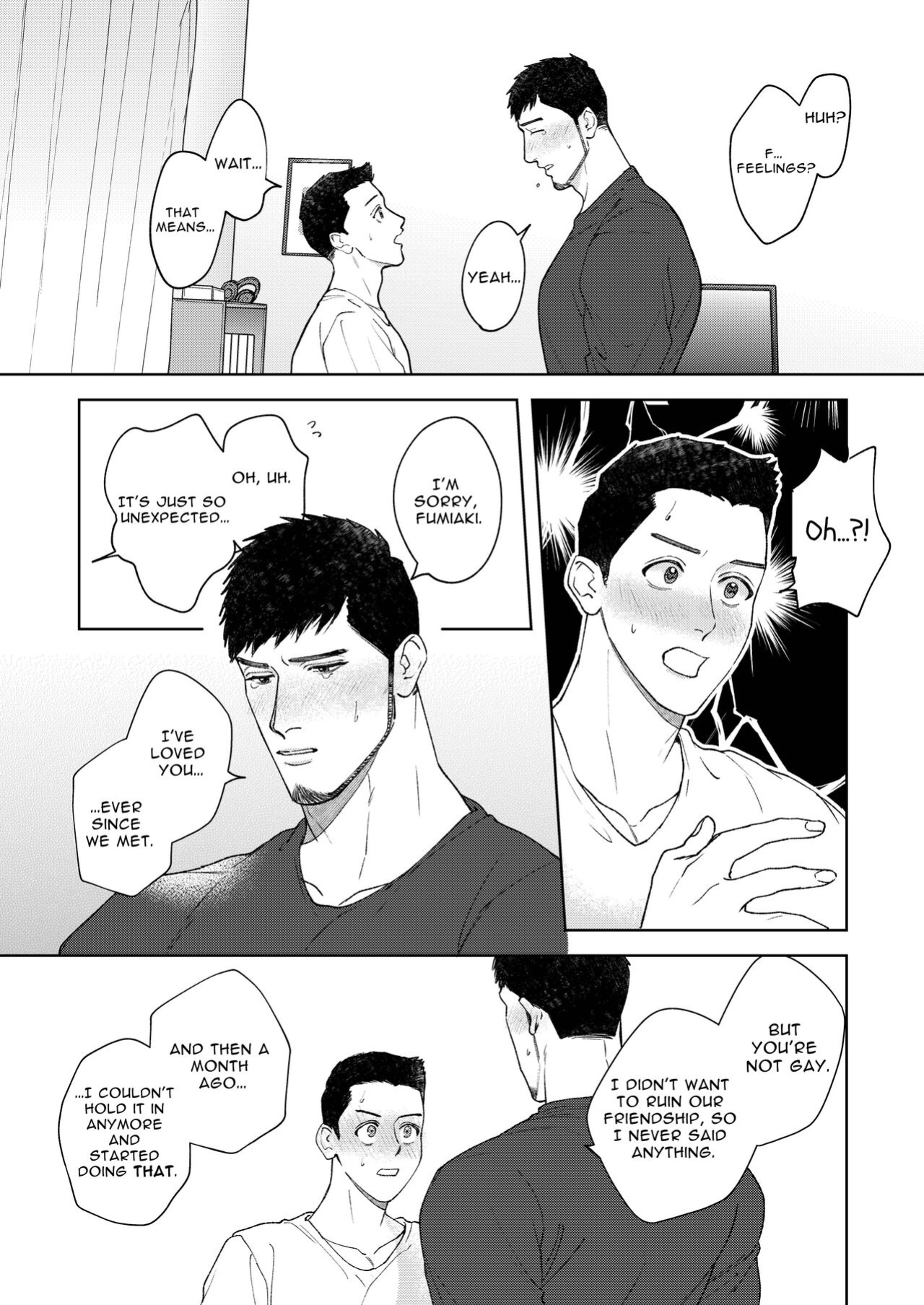 [Tararan (Tara)] Dekkai Shinyuu ni Kataomoi Saretemashita | My Burly Best Friend's Unrequited Love