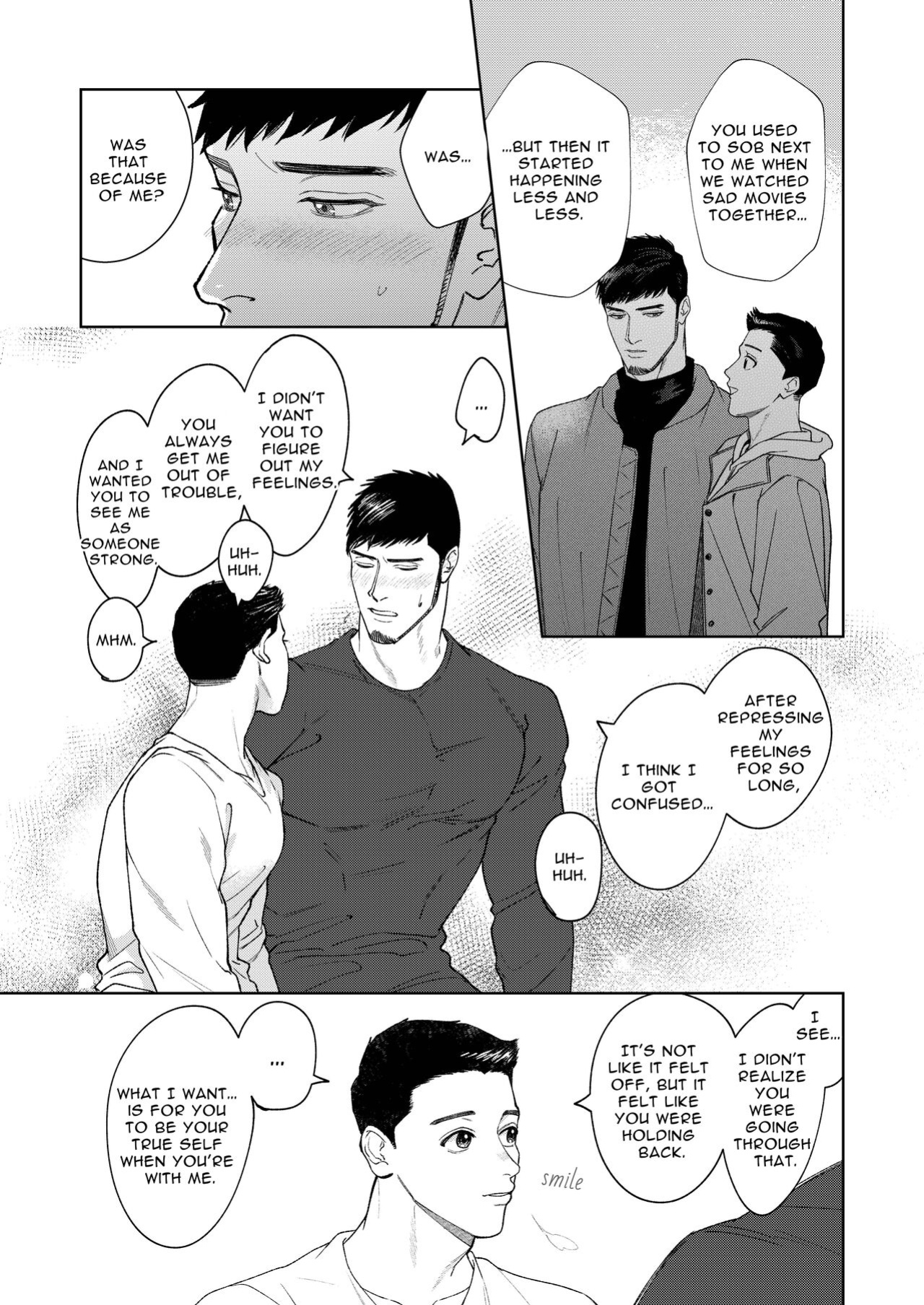 [Tararan (Tara)] Dekkai Shinyuu ni Kataomoi Saretemashita | My Burly Best Friend's Unrequited Love
