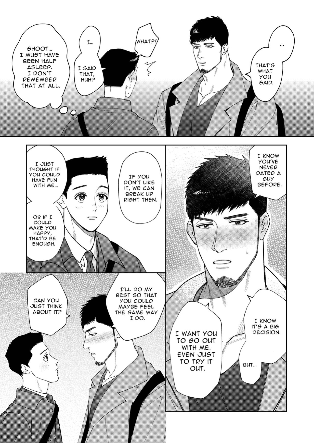 [Tararan (Tara)] Dekkai Shinyuu ni Kataomoi Saretemashita | My Burly Best Friend's Unrequited Love