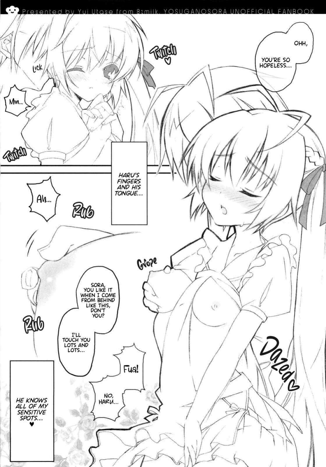 (SC51) [8%milk. (Utase Yui)] Harumachi bloomin'! (Yosuga no Sora) [TRJR]