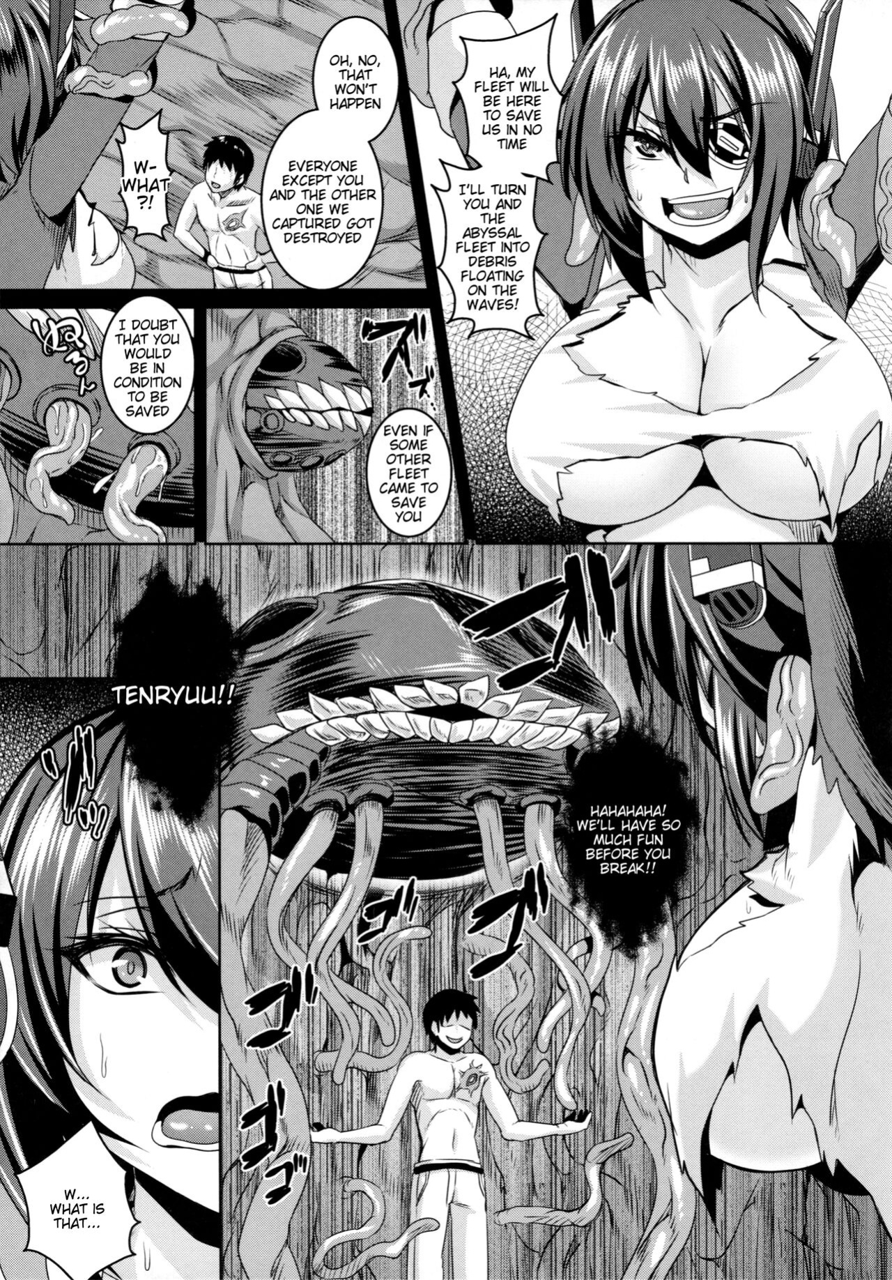 (C86) [Tiramisu Tart (Kazuhiro)] Naedoko Tenryuu (Kantai Collection -KanColle-) [Tigoris Translates]