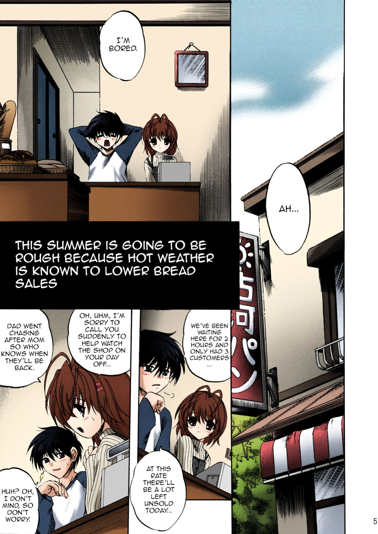 (C66) [SLIME INN (Hayashiya Daizaemon)] Bishow-Kazoku | Smile Family (Clannad) [Awesome Sauce] [SPDSD] [Colorized]