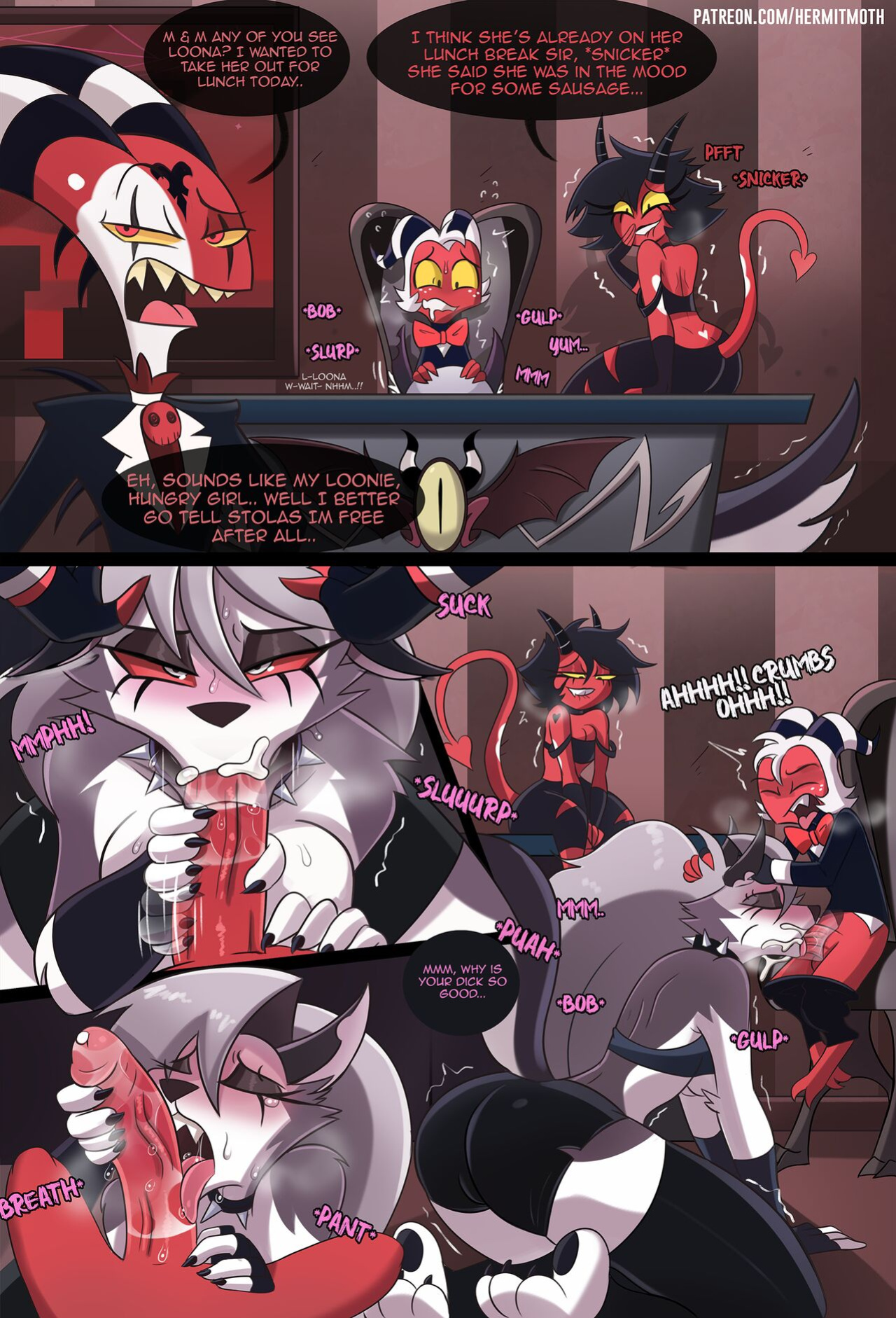 [HermitMoth] LoonaxMoxxie + Shorts (Helluva Boss)