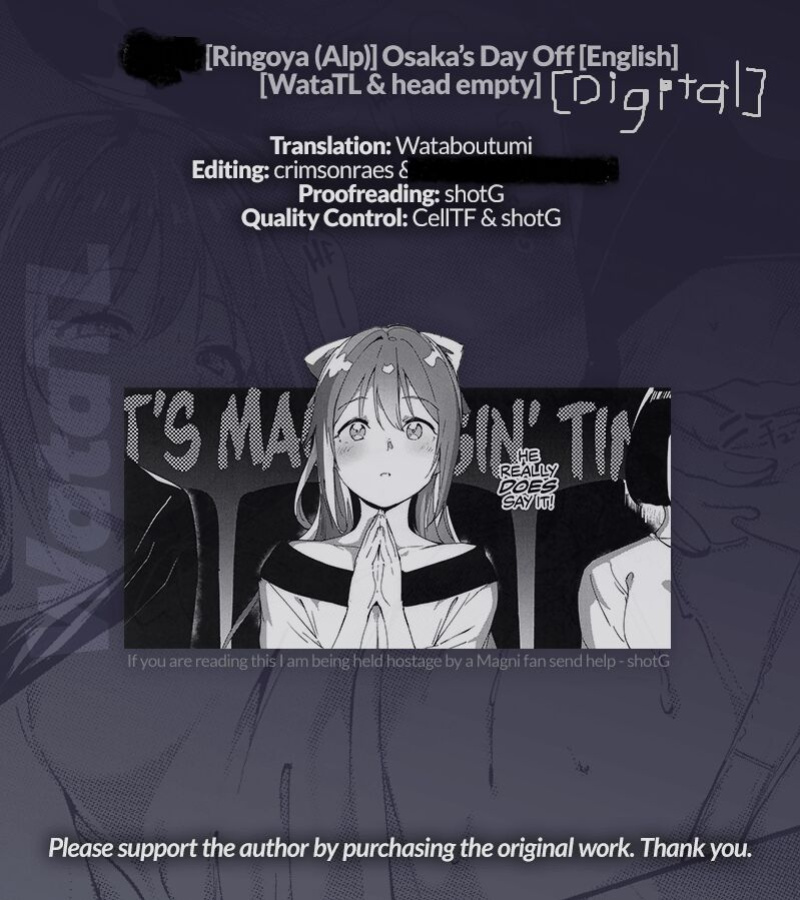 [Ringoya (Alp)] Osaka no Kyuujitsu | Osaka's Day Off (Love Live! Nijigasaki High School Idol Club) [WataTL & head empty]