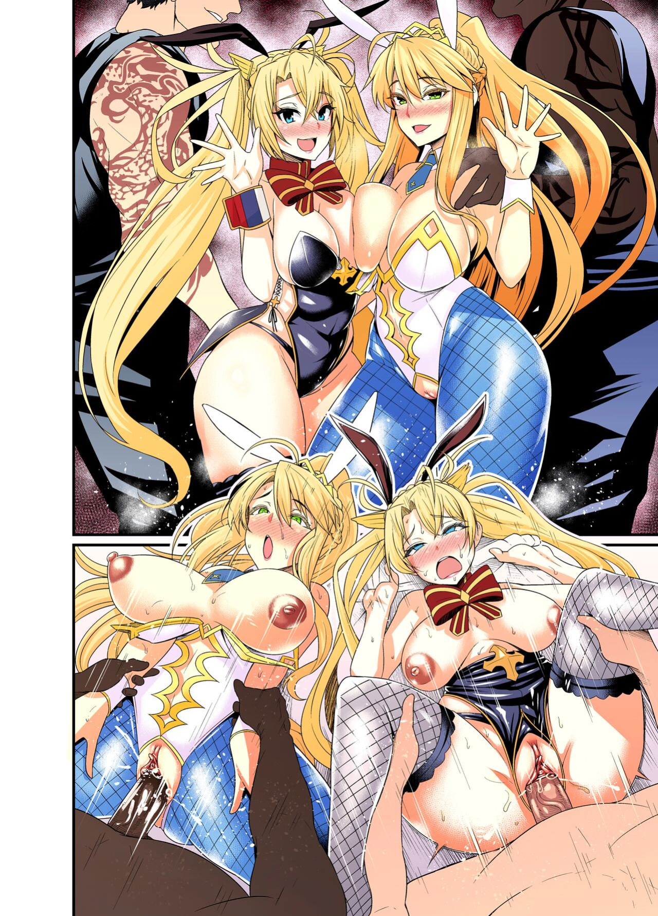 [Ankoman] Bitch Kengou Sex Nanairo Shoubu [Bunny Shishiou Hen] + C97 Limited Event Bonus Picture (Fate/Grand Order) [SeidelPledge] [Colourized]