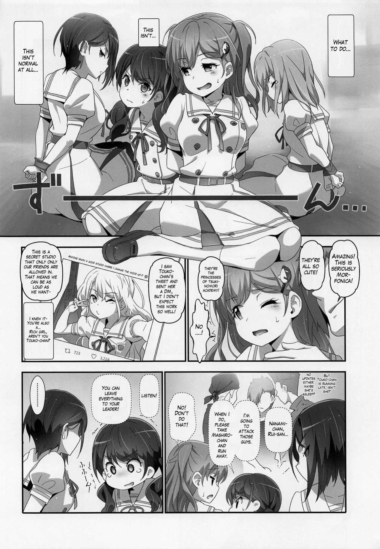 (C99) [Heart Manju Mania (Akata Izuki, Matsumori Shou)] EroYoro? 10 -Go to the Lunatic Forest- (BanG Dream!) [MTL]