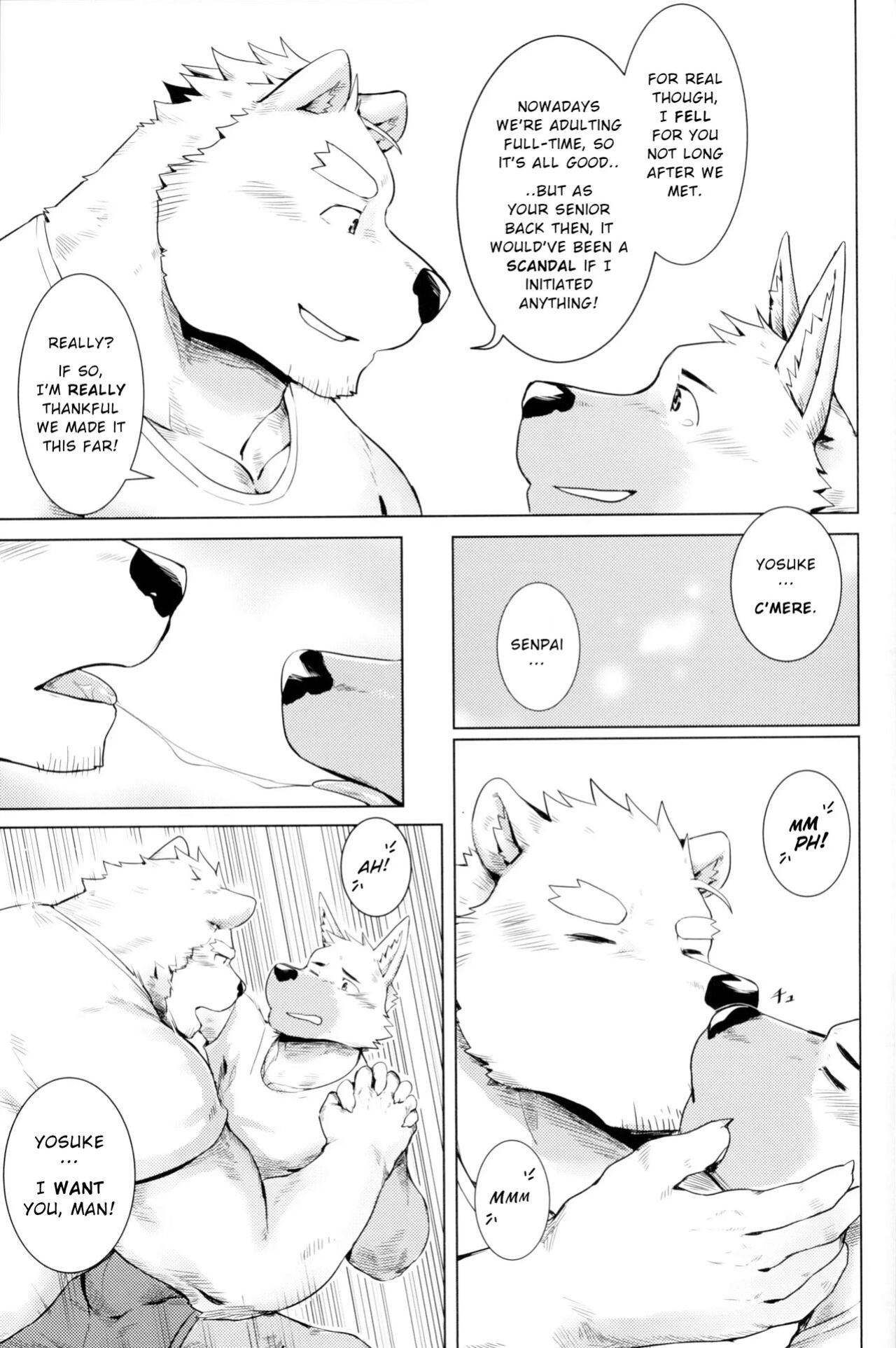 (Kemoket 9.5) [Mitsuwa Building (Taki Kaze)] HAPPY VALENTINE'S (Otoko Matsuri Bangaigou featuring TKA)