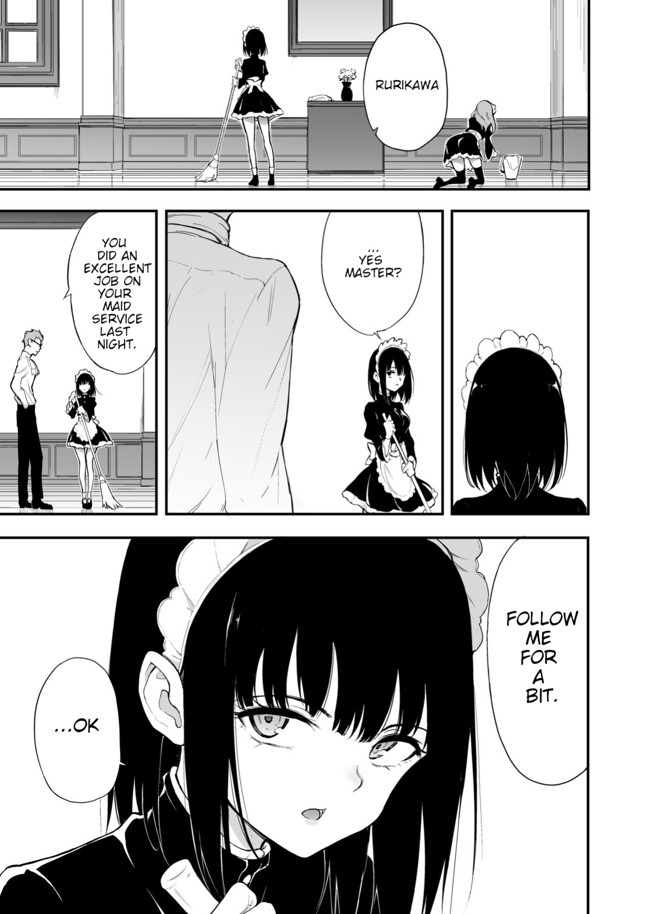 [Kyockchokyock (Kyockcho)] Maid Kyouiku. 3 -Botsuraku Kizoku Rurikawa Tsubaki-