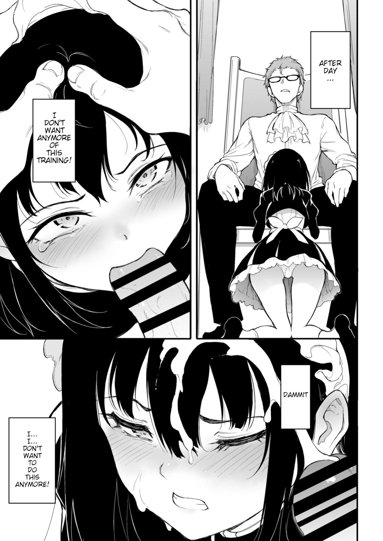 [Kyockchokyock (Kyockcho)] Maid Kyouiku. 3 -Botsuraku Kizoku Rurikawa Tsubaki-