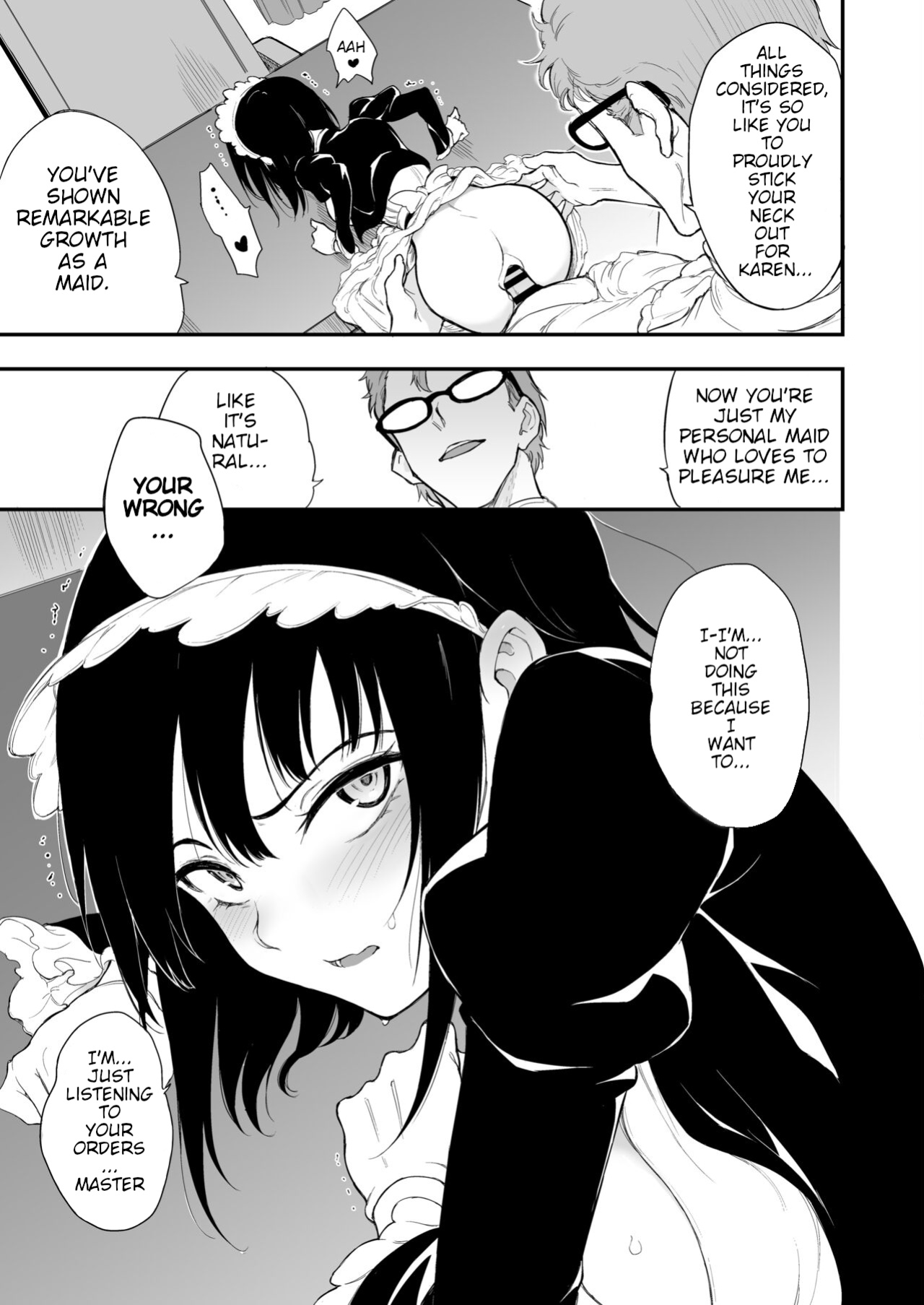 [Kyockchokyock (Kyockcho)] Maid Kyouiku. 3 -Botsuraku Kizoku Rurikawa Tsubaki-
