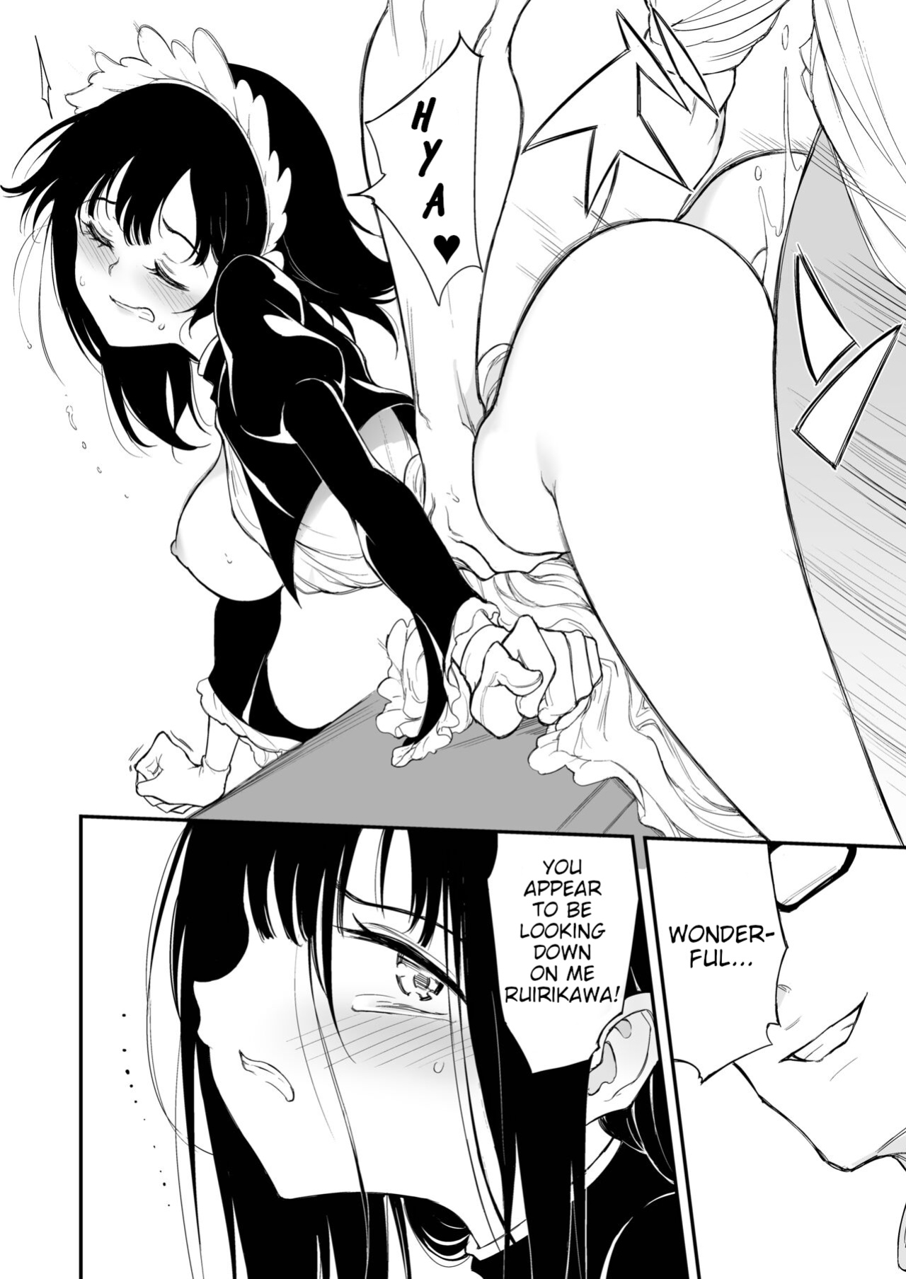 [Kyockchokyock (Kyockcho)] Maid Kyouiku. 3 -Botsuraku Kizoku Rurikawa Tsubaki-