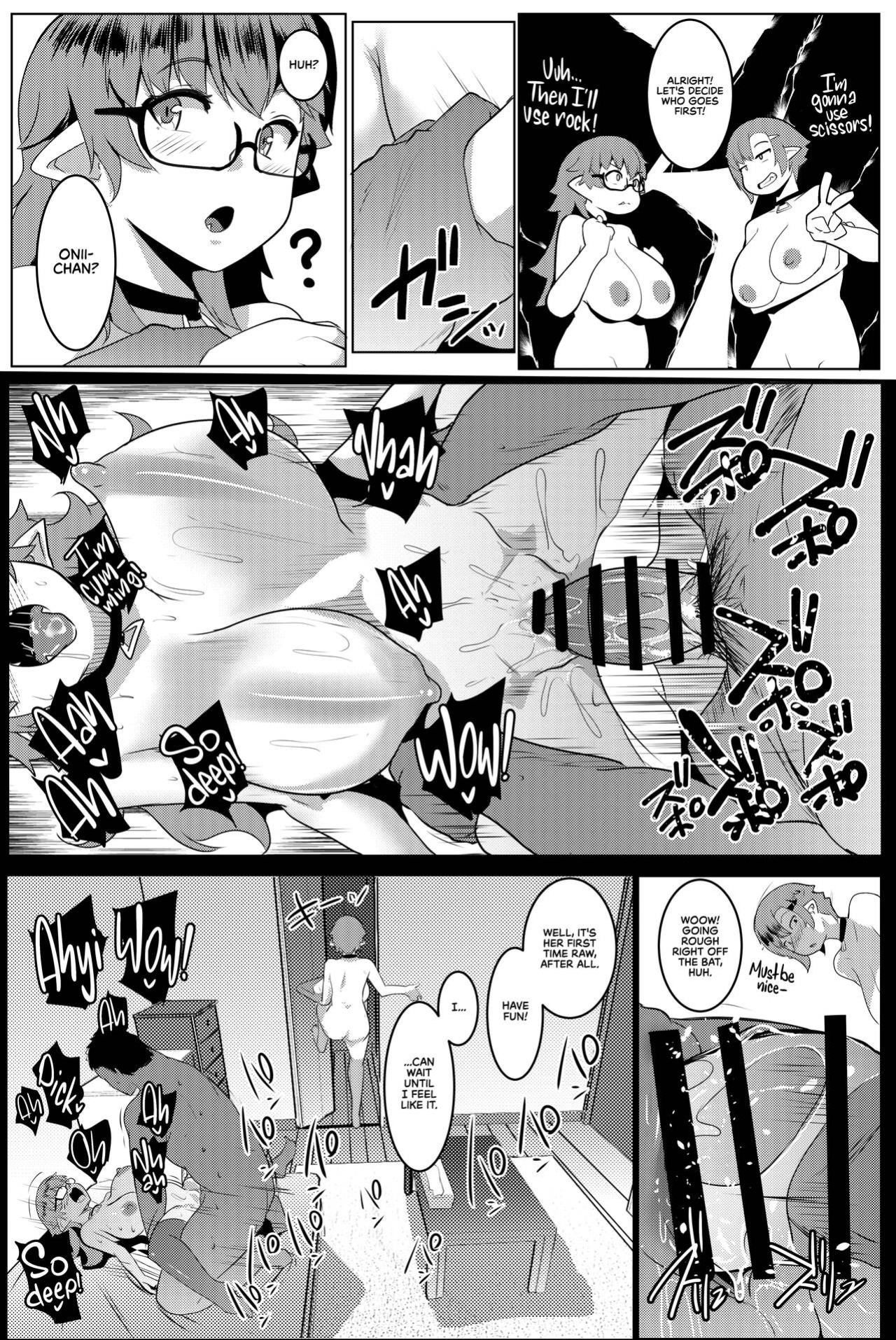 [Hitsuji Kikaku (Muneshiro)] Imouto wa Mesu Orc 5 | My Little Sisters are Slutty Orcs 5 {RedLantern}