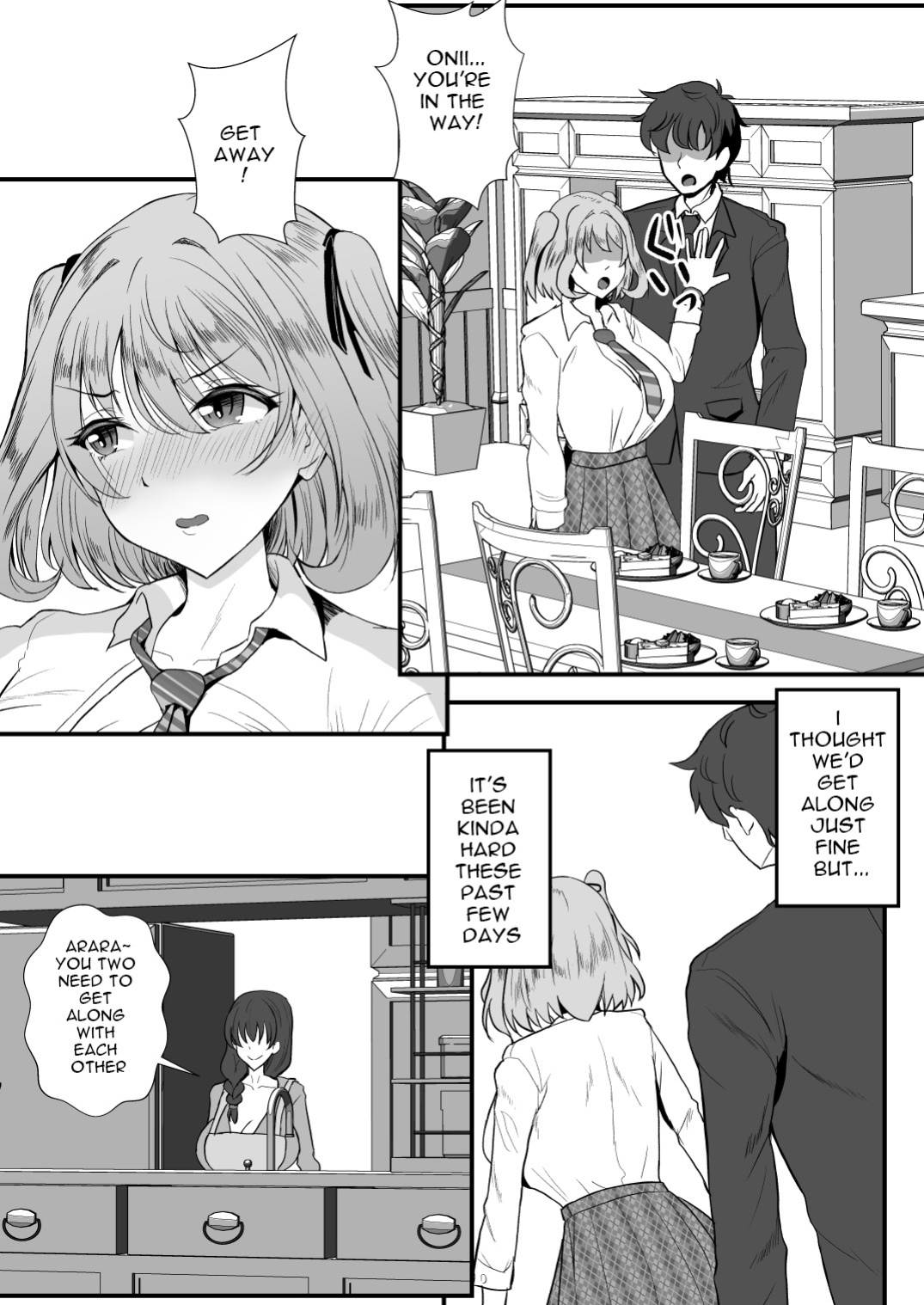 [Mokko Rich Vanilla Aji (Mokko Ritchie)] Oyakodon! Gibo to Gimai wa Ore no Chinpo Hanare ga Dekinai [Carl]
