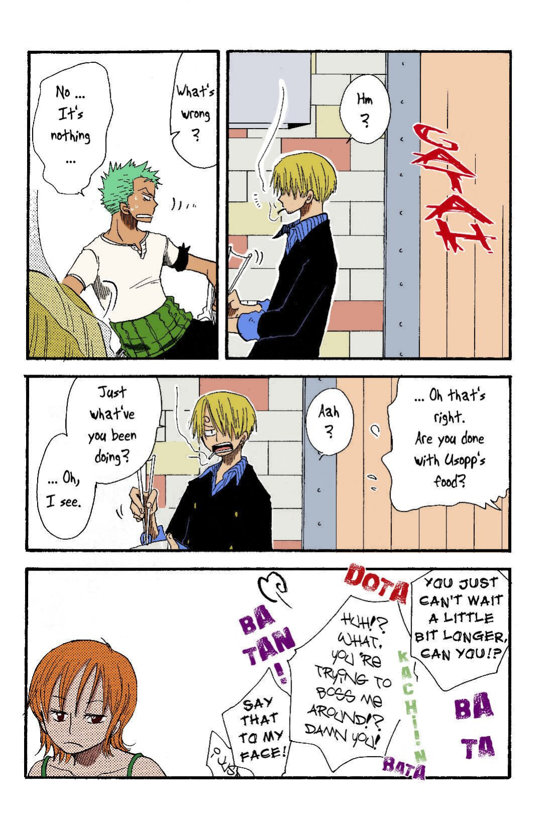 [CHANNEL KING (Fujisaki Kazuko)] Dakishimetara Kiss o Shiyou. (One Piece) [Colorized]