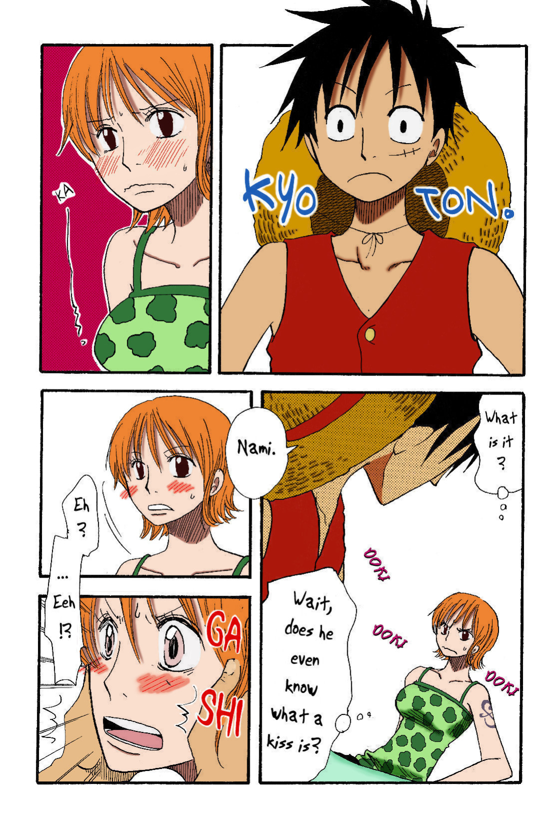 [CHANNEL KING (Fujisaki Kazuko)] Dakishimetara Kiss o Shiyou. (One Piece) [Colorized]