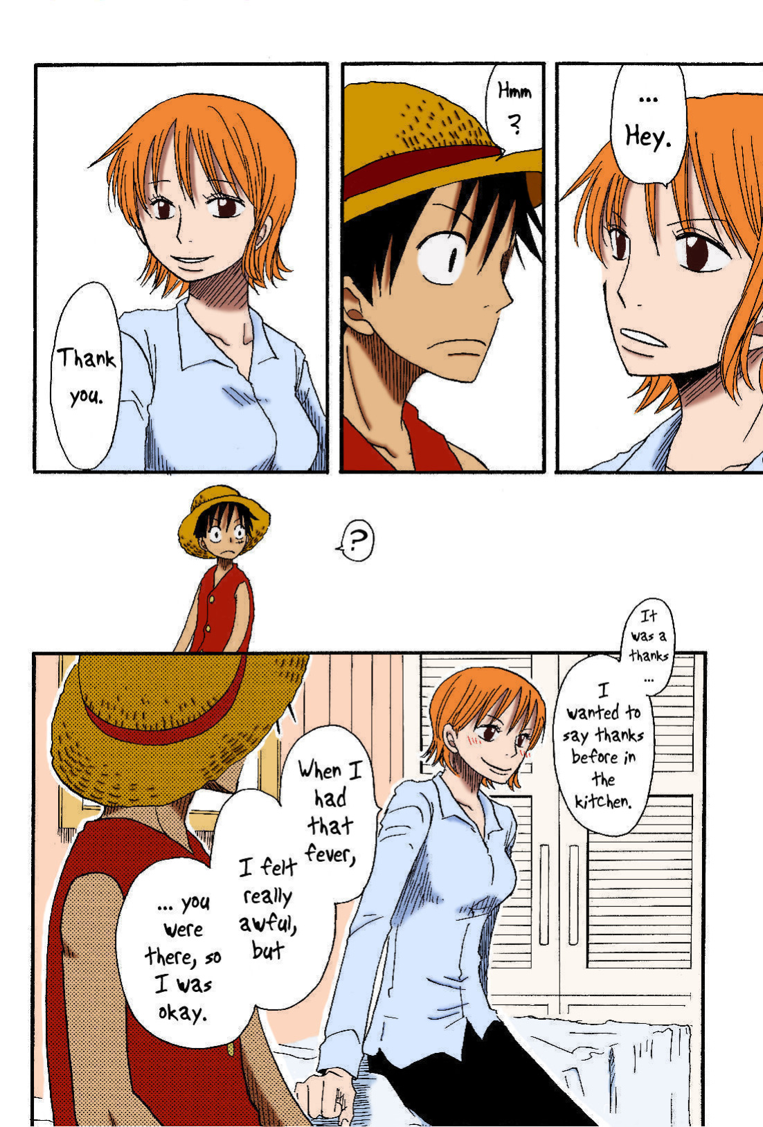 [CHANNEL KING (Fujisaki Kazuko)] Dakishimetara Kiss o Shiyou. (One Piece) [Colorized]