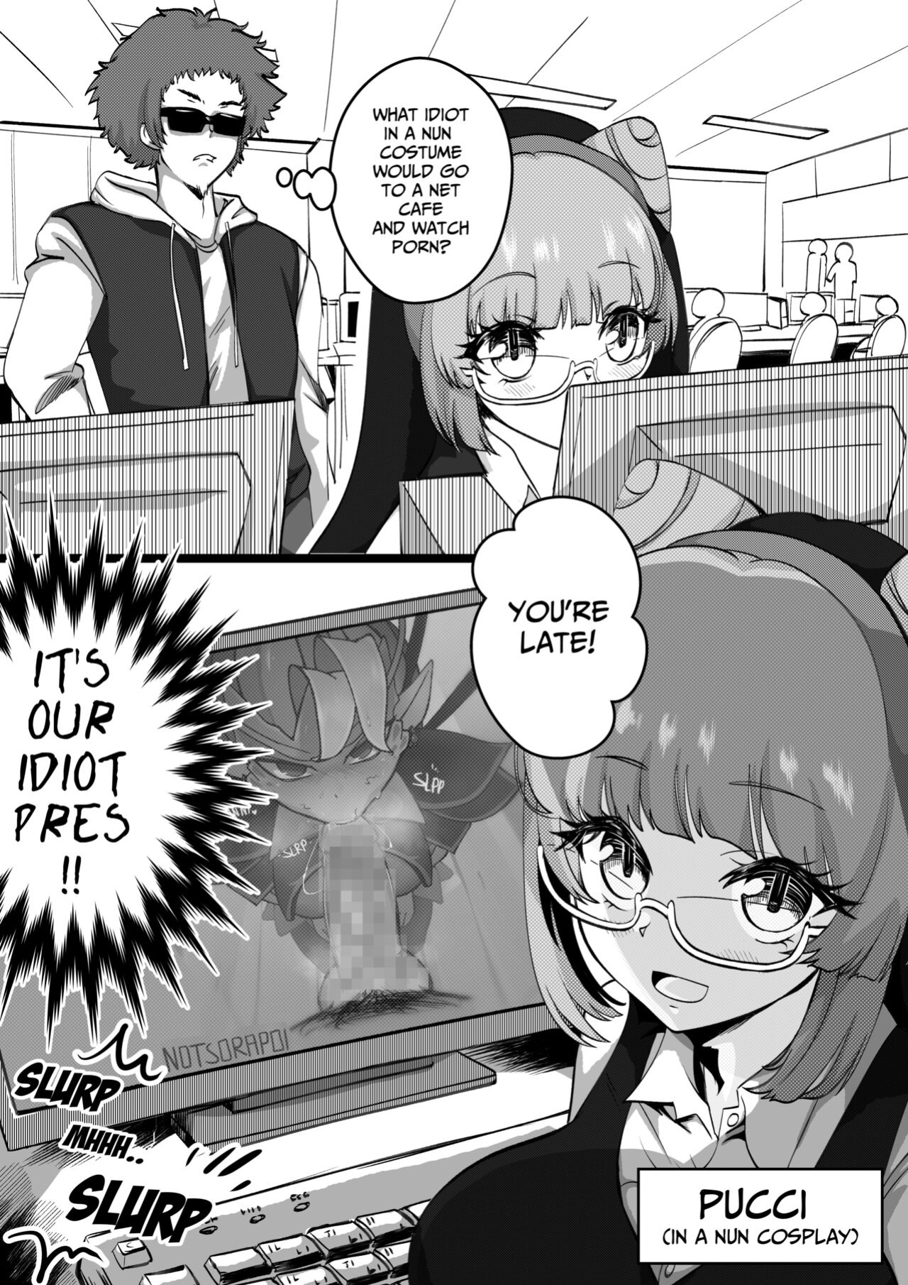 [Artist: puchik0] The Retarded President Series 1-2