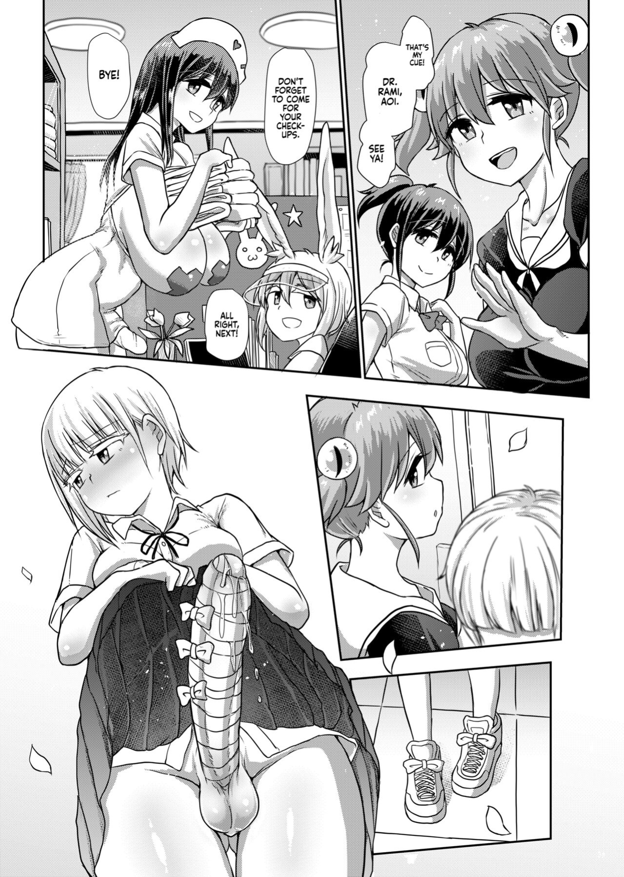 [Aoba Q Madou (Futaba Yodomu)] Milk Fetish Futanari Ojou-sama no Ikenai Sundome Onanie | Milk Fetish: Milady’s Endless Edging Masturbation [2d-market.com]